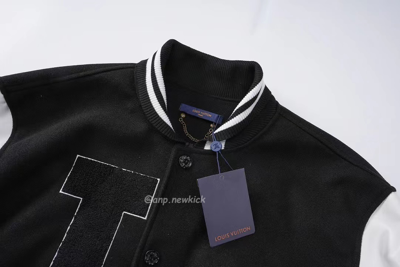 Louis Vuitton Black L Patch Varsity Jacket (9) - www.newkick.org