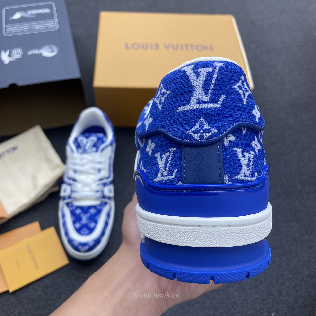 Louis Vuitton Trainer Blue Green Black Red Monogram Textile 1abfrq (3) - www.newkick.org Louis Vuitton Trainer Blue Green Black Red Monogram Textile 1abfrq (3) - www.newkick.org