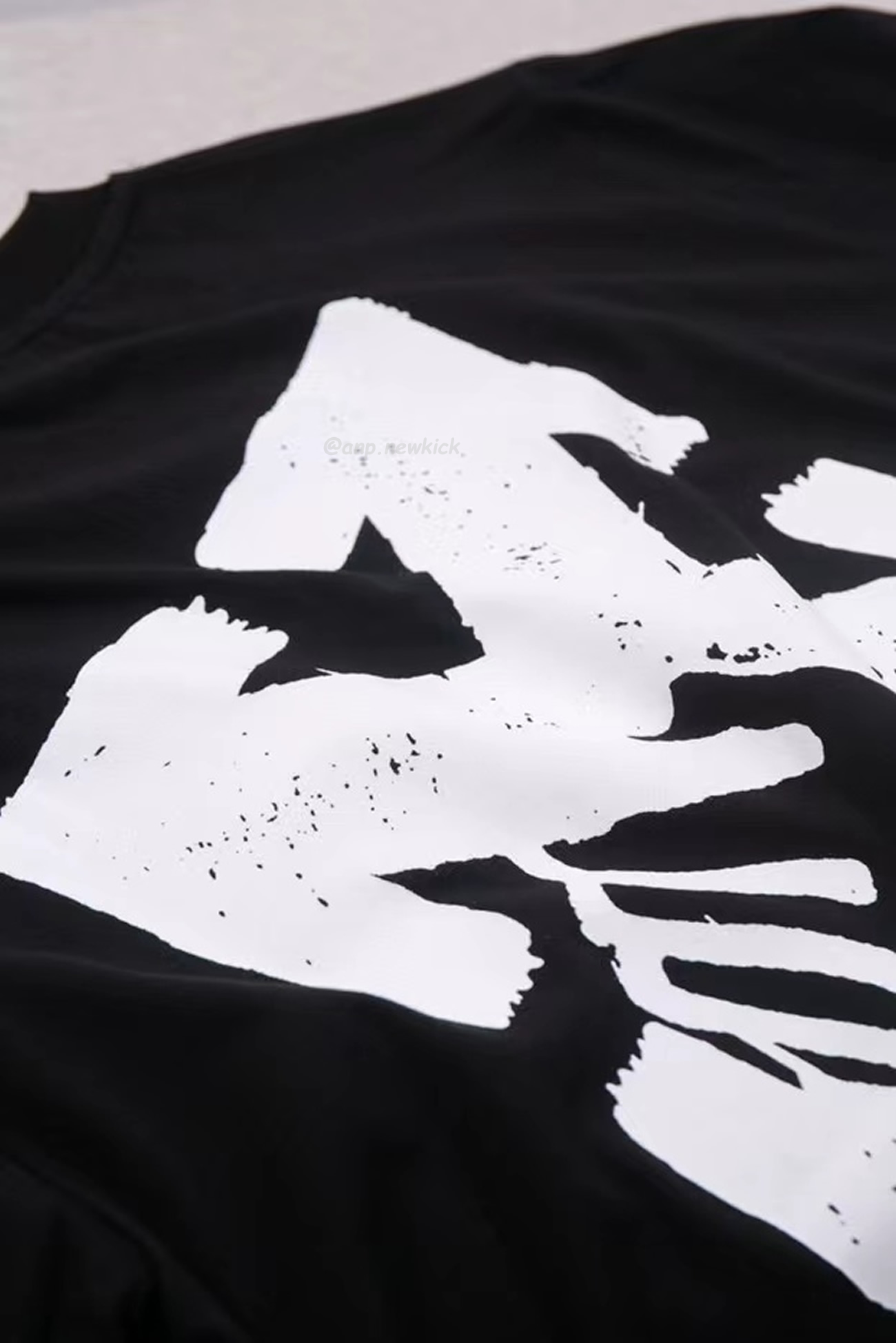 Off White Hand Arrow Tee White Black (6) - www.newkick.org