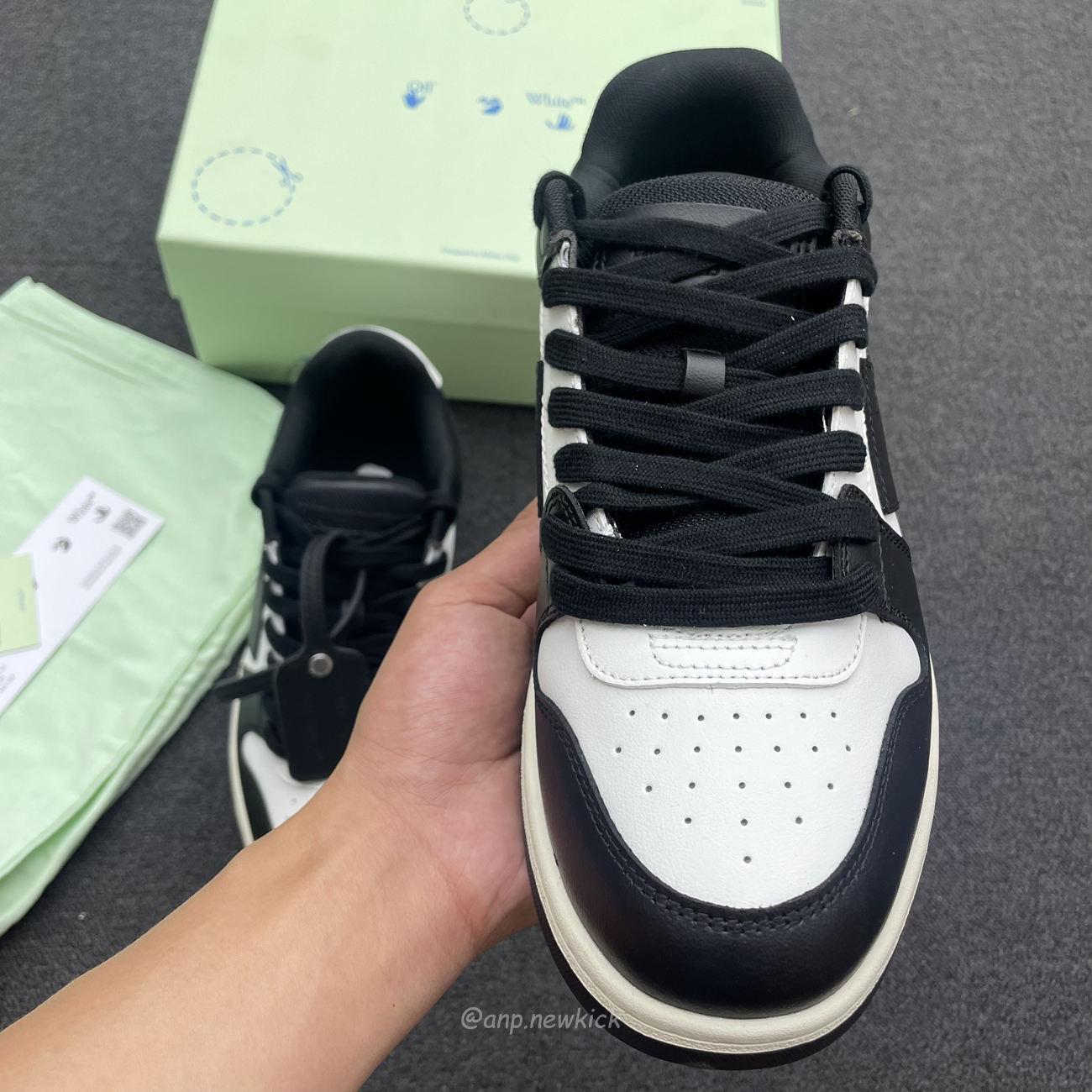 Off White Out Of Office Ooo Low Tops White Black White (15) - www.newkick.org