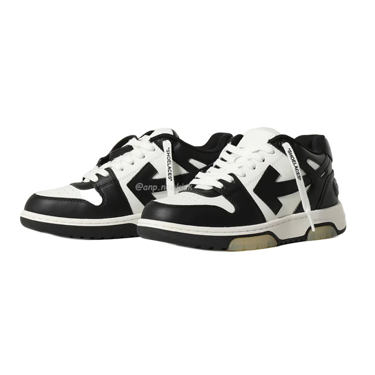 Off White Out Of Office Ooo Low Tops White Black White (4) - www.newkick.org