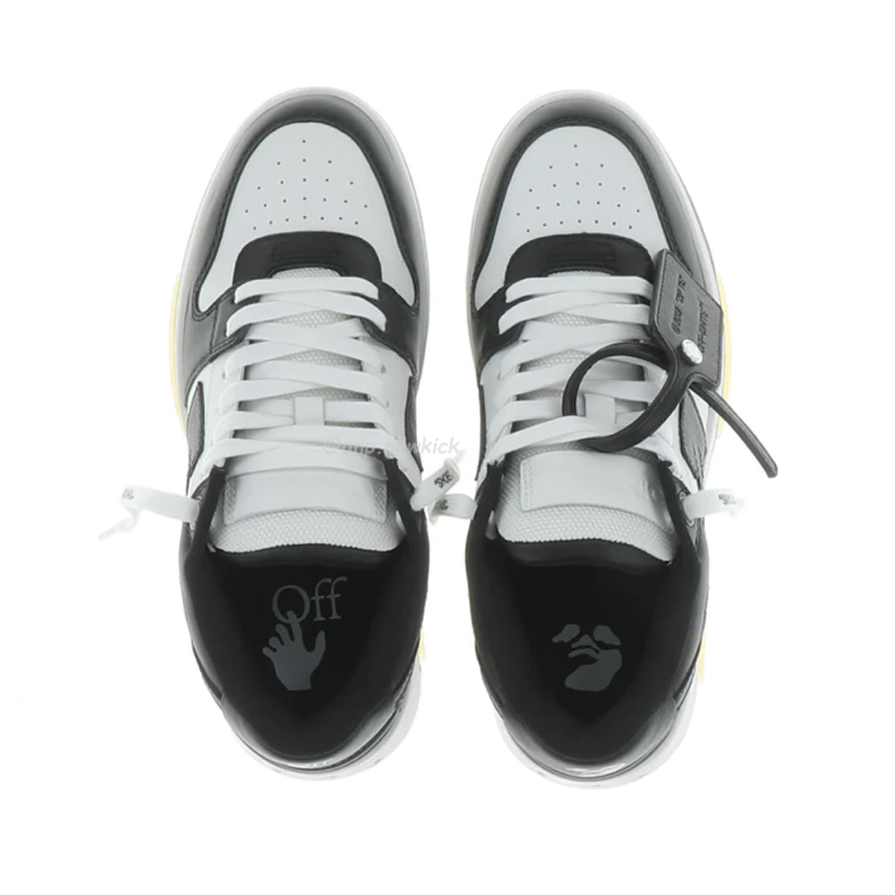Off White Out Of Office Ooo Low Tops White Black White (5) - www.newkick.org