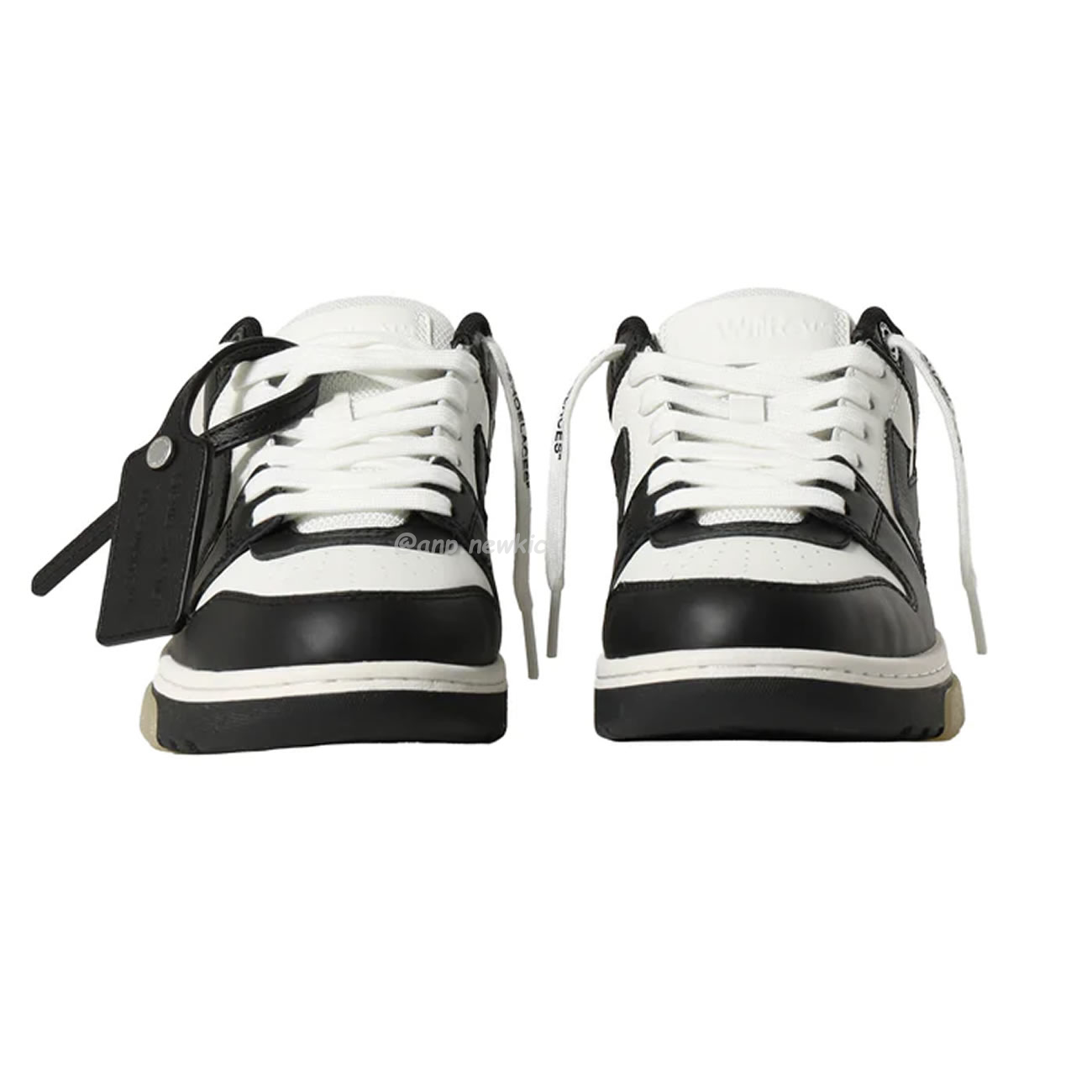 Off White Out Of Office Ooo Low Tops White Black White (6) - www.newkick.org