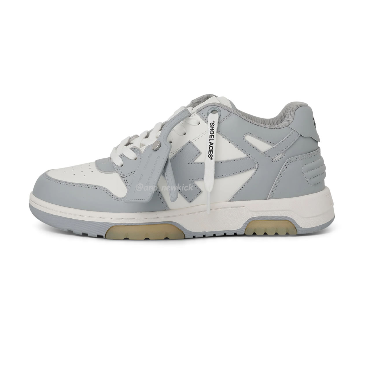 Off White Out Of Office Calf Leather White Grey Omia189c99 Lea007 0109 (1) - www.newkick.org