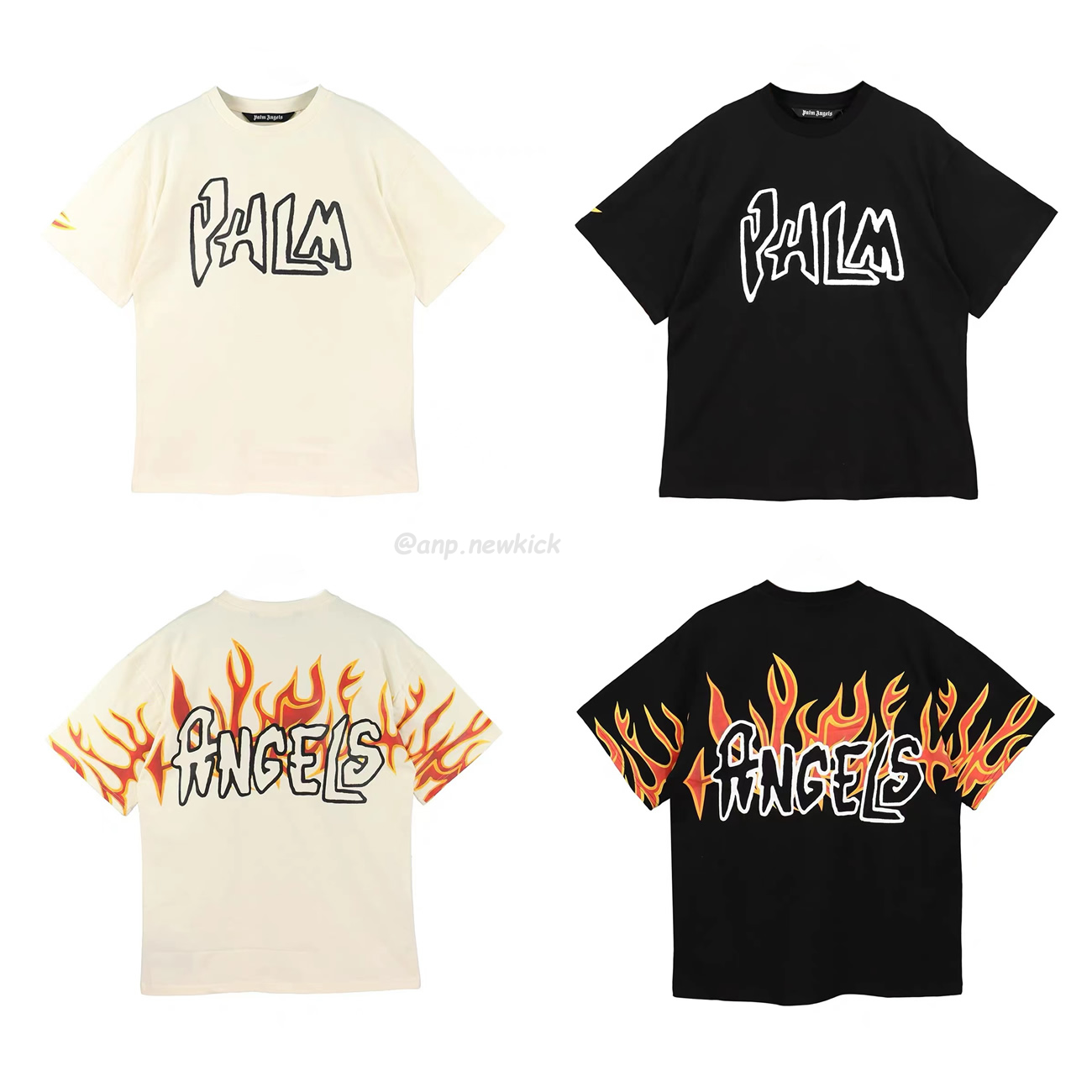 Palm Angels Graffiti Flame T Shirt Shorts Black White (1) - www.newkick.org Palm Angels Graffiti Flame T Shirt Shorts Black White (1) - www.newkick.org