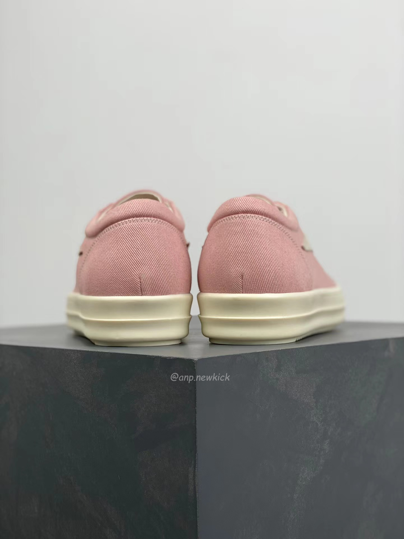 Rick Owens Leather Low Top Vintage Sneakers Suede Canvas Black Taupe Grey Faded Pnk Pearl Milk Dark Dust (21) - www.newkick.org