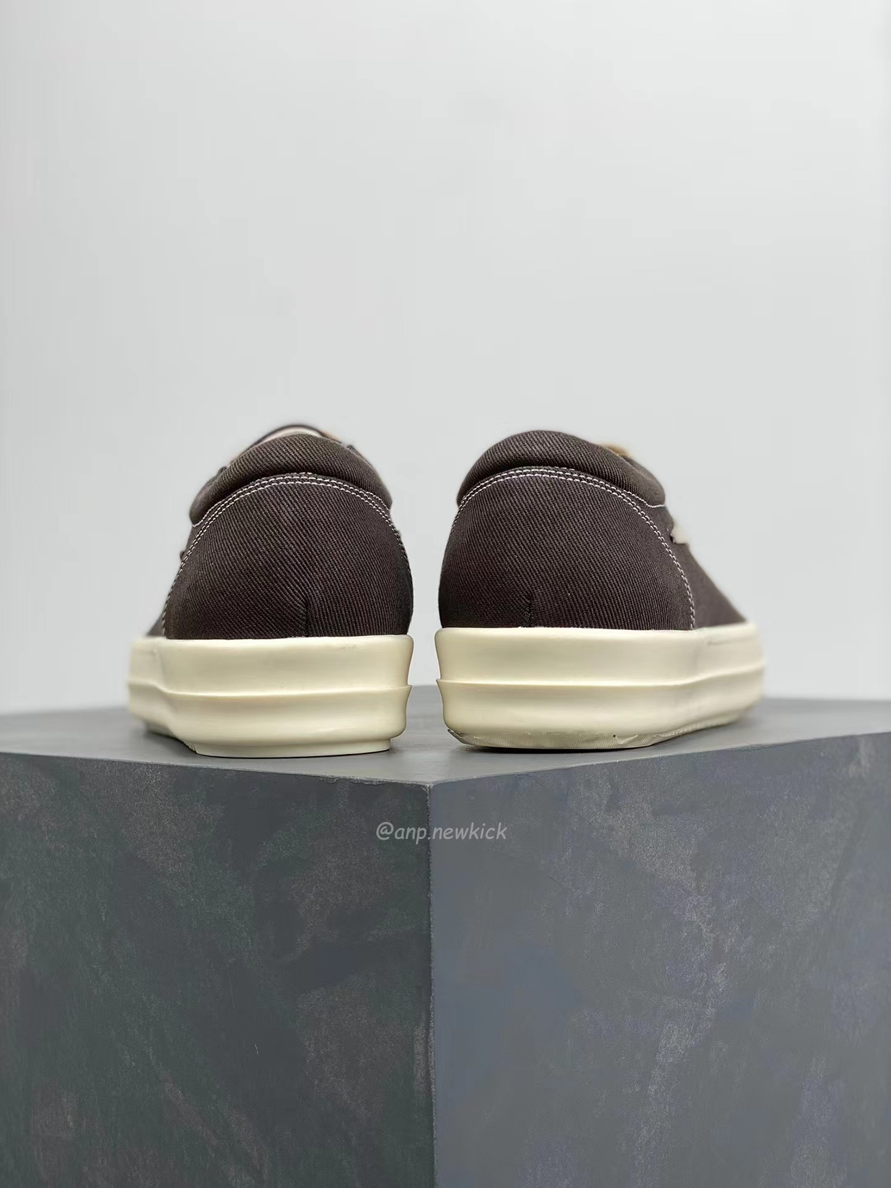 Rick Owens Leather Low Top Vintage Sneakers Suede Canvas Black Taupe Grey Faded Pnk Pearl Milk Dark Dust (23) - www.newkick.org