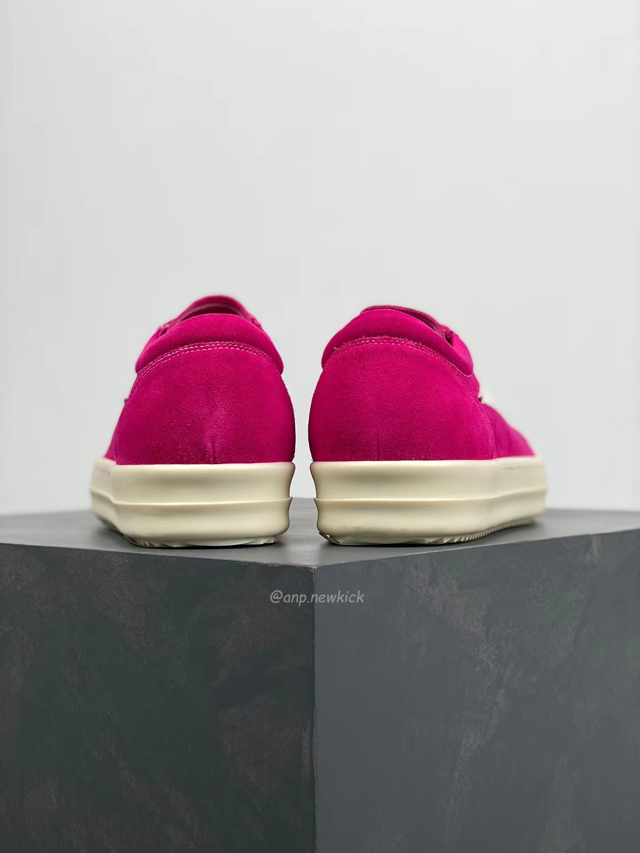 Rick Owens Leather Low Top Vintage Sneakers Suede Canvas Black Taupe Grey Faded Pnk Pearl Milk Dark Dust (33) - www.newkick.org