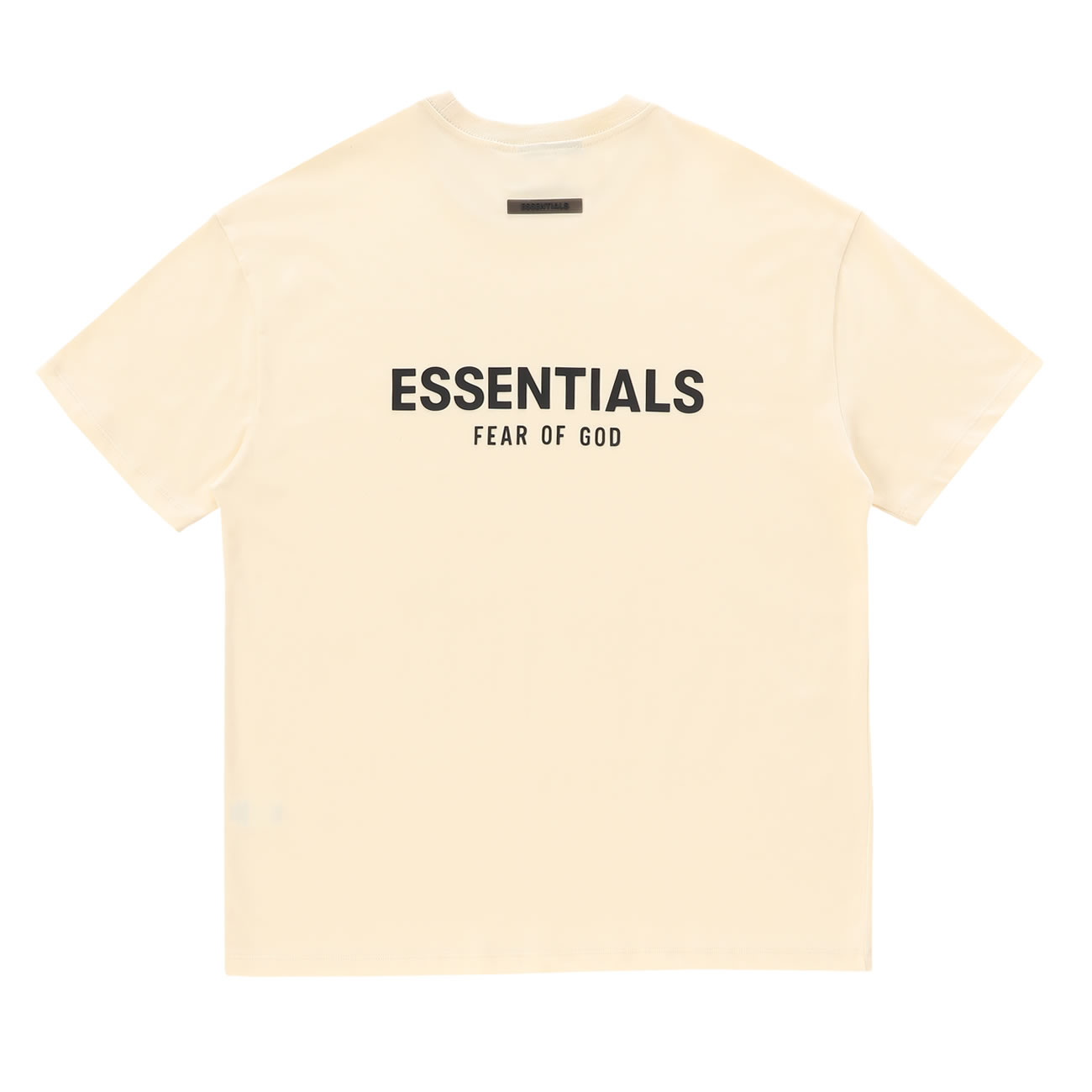 Fear Of God Essentials T Shirt Cream Buttercream Ss21 (11) - www.newkick.org