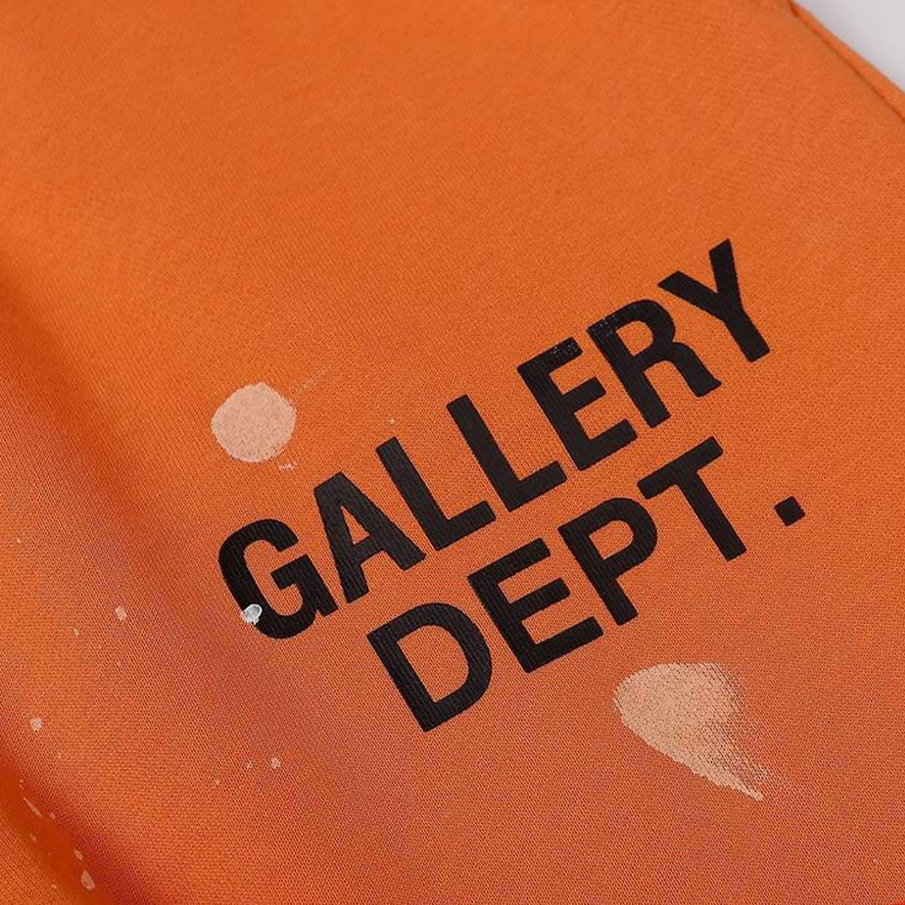 Gallery Dept Painted Flare Sweat Pants Washed Black Navy Orange Grey (6) - www.newkick.org