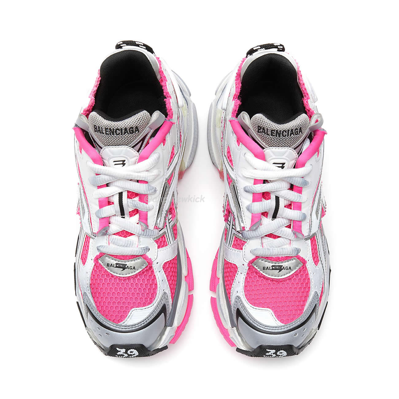 Balenciaga Runner Panelled Pink Sneakers (3) - www.newkick.org
