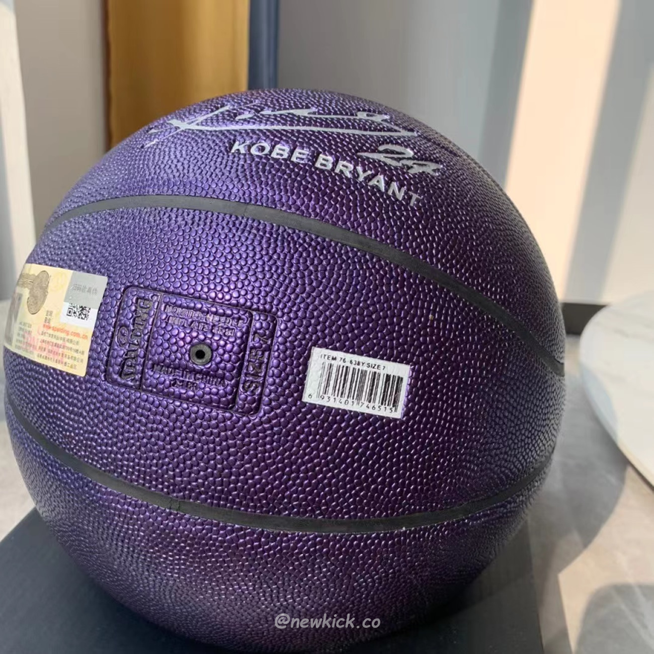 Spalding Kobe Bryant 24k Basketball Black Purple (6) - www.newkick.org