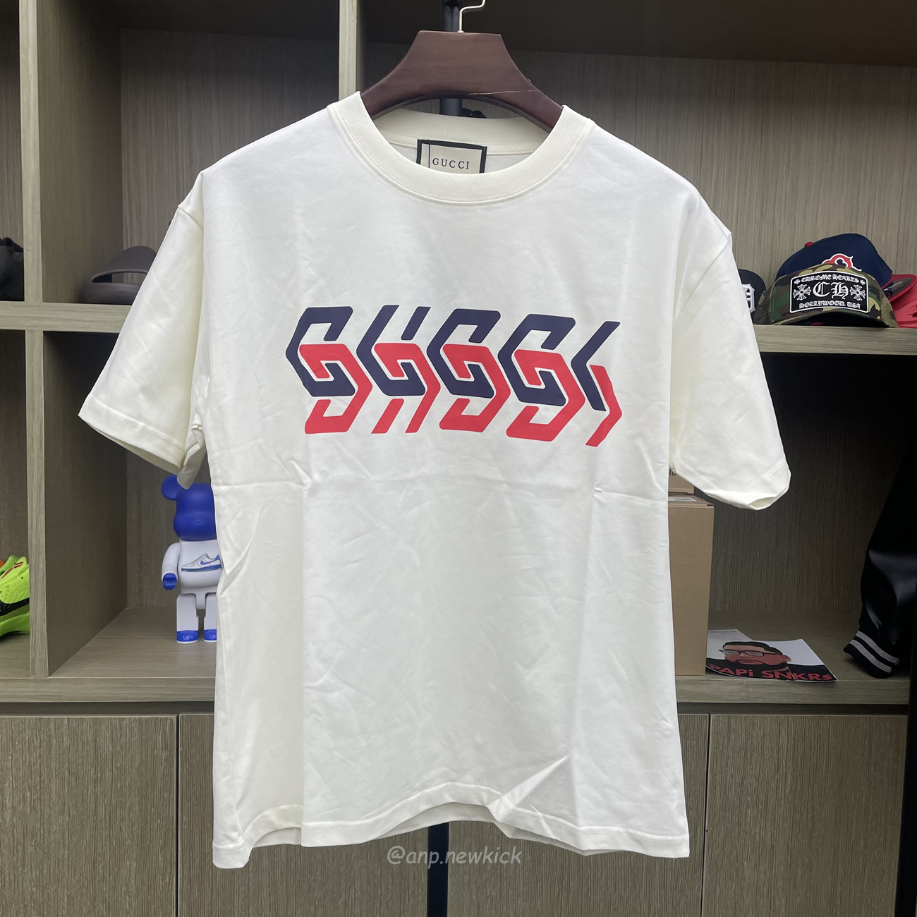 Gucci Mirror Print Oversize Cotton T Shirt (3) - www.newkick.org