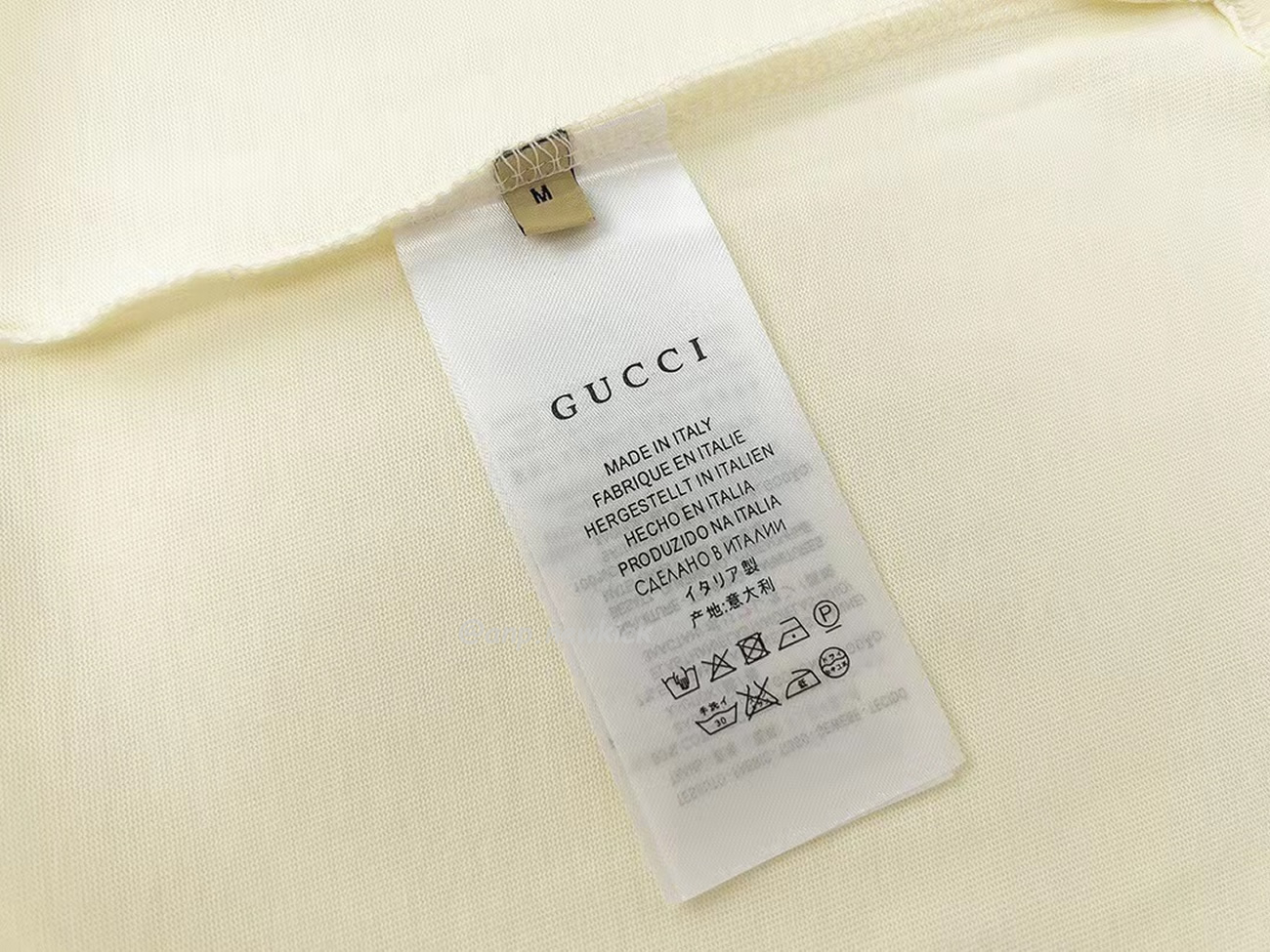 Gucci Mirror Print Oversize Cotton T Shirt (6) - www.newkick.org
