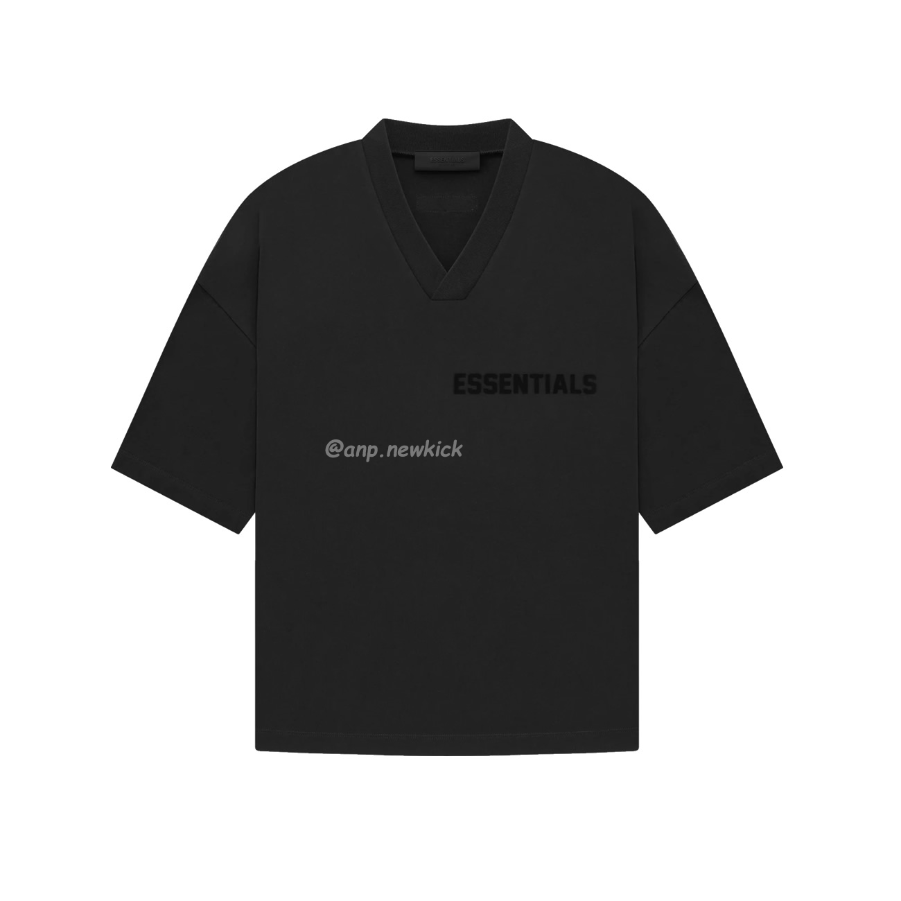 Fear Of God Essentials Logo Printed V Neck T Shirt (1) - www.newkick.org Fear Of God Essentials Logo Printed V Neck T Shirt (1) - www.newkick.org