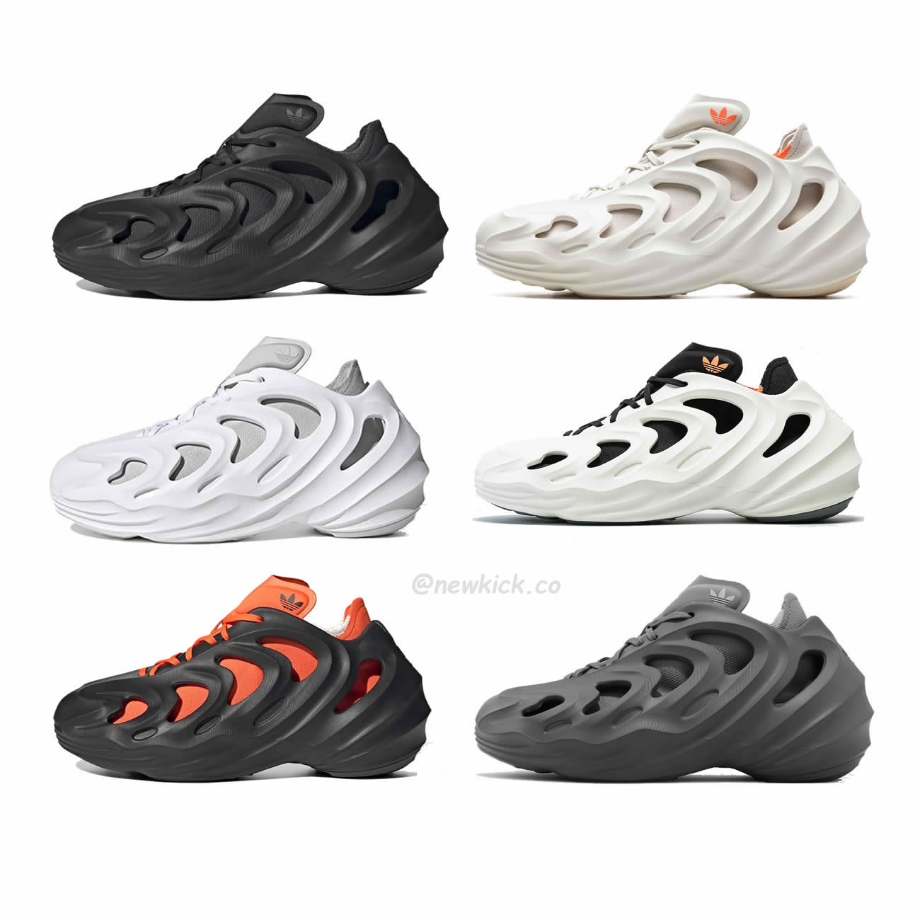 Adidas Adifom Q Wonder White Core Black Orange Grey (1) - www.newkick.org
