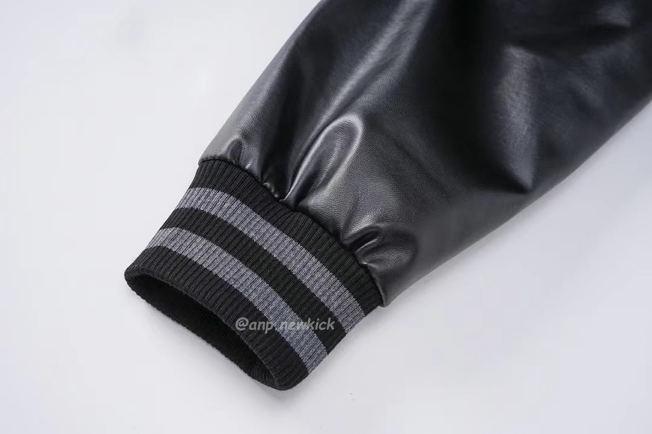 Chrome Hearts Patchwork Baseball Cross Jacket Black White (8) - www.newkick.org
