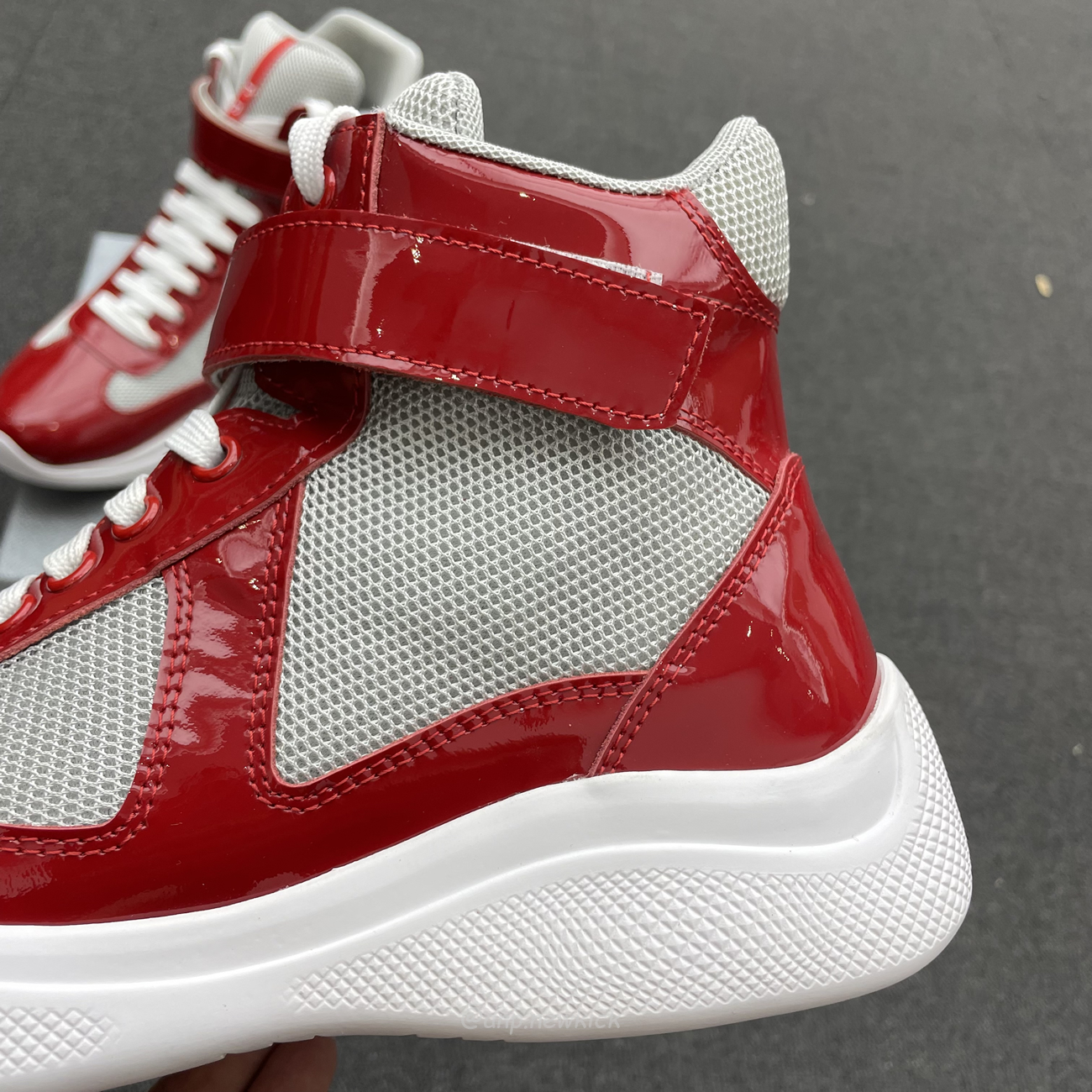 Prada Americas Cup High Top Sneakers (2) - www.newkick.org