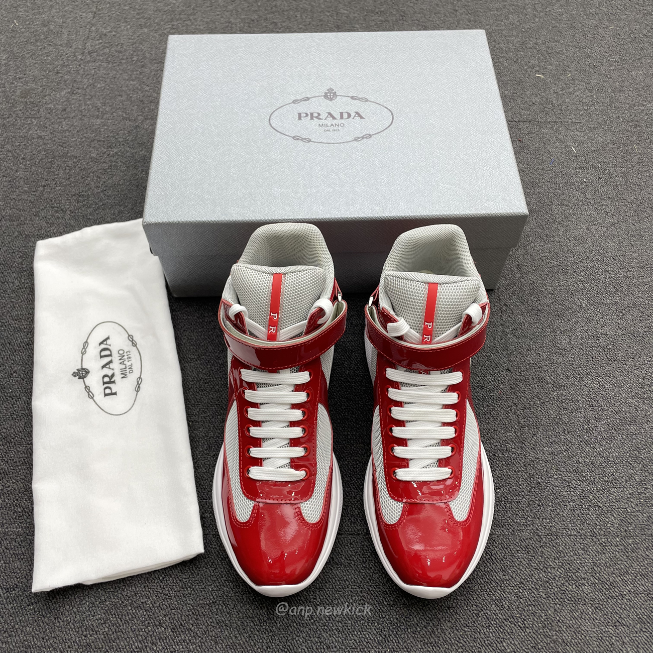 Prada Americas Cup High Top Sneakers (5) - www.newkick.org