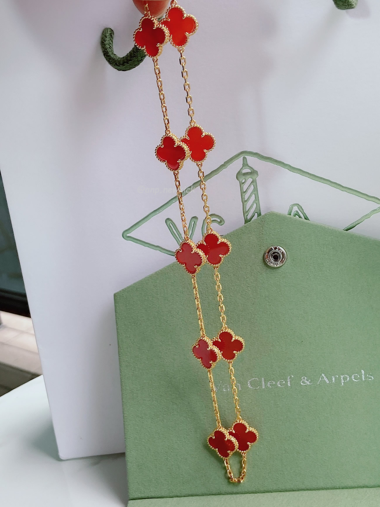 Van Cleef Arpels Vintage Alhambra 10 Four Leaf Lucky Totem Necklaces (3) - www.newkick.org