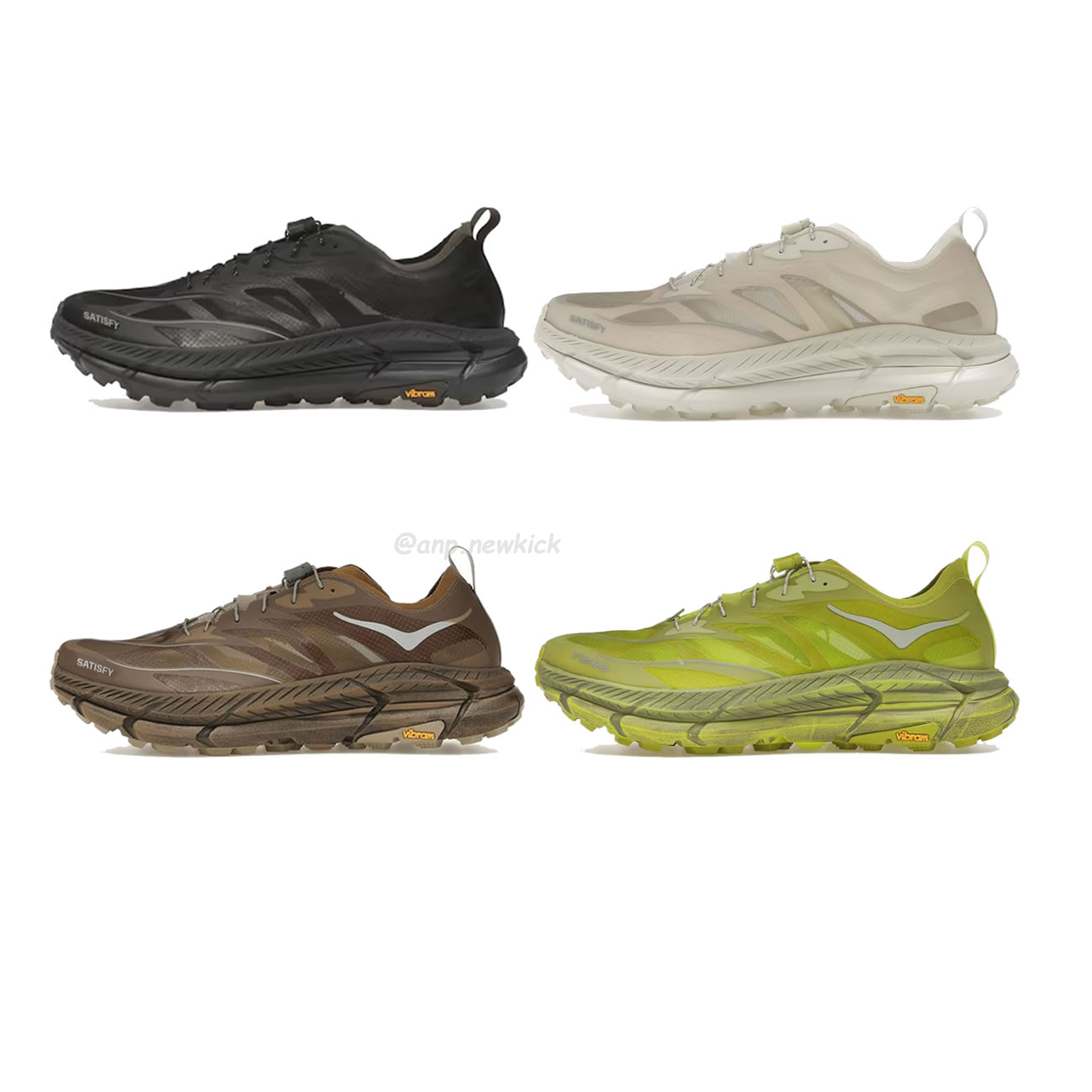Hoka One One Mafate Speed 4 Lite Satisfy Bone Coffee Rubber Sulfur 1157050 Bone (1) - www.newkick.org