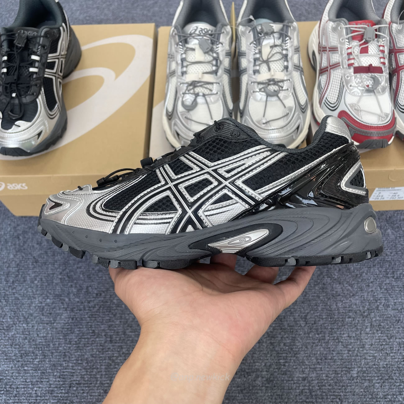 Asics Gel Kahana Tr V4 Carbon Black Silver White Cream Cranberry (13) - www.newkick.org Asics Gel Kahana Tr V4 Carbon Black Silver White Cream Cranberry (13) - www.newkick.org
