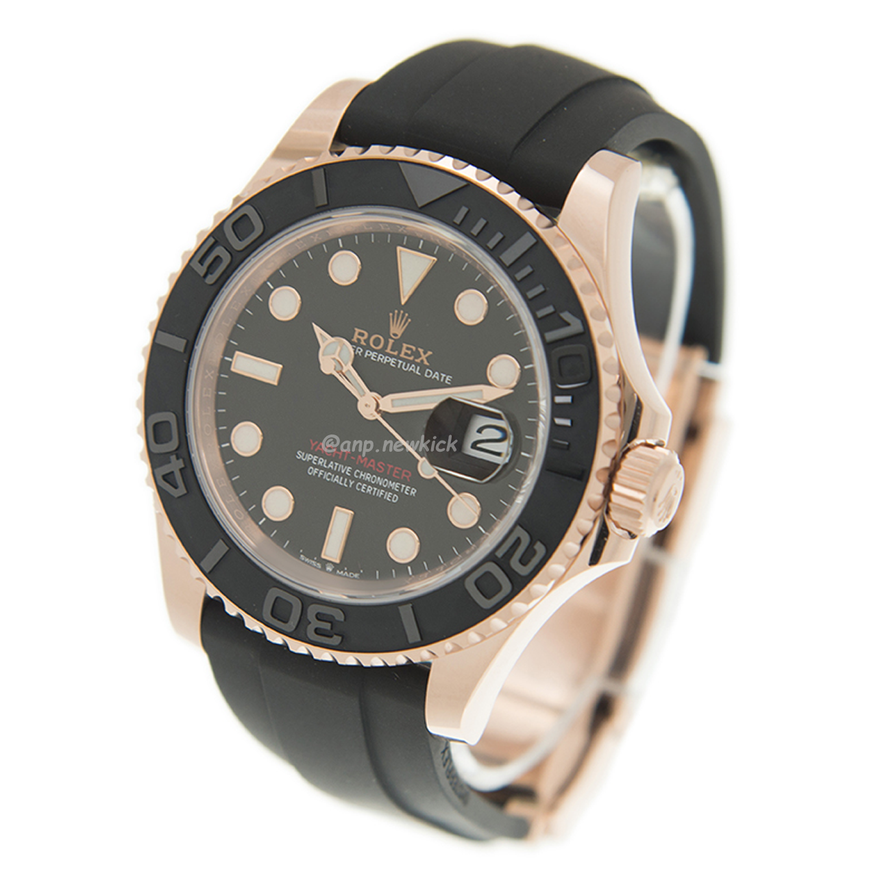 Rolex Rolex Yacht Master Rose Gold Yacht Mellow Black 126655 0002 (2) - www.newkick.org