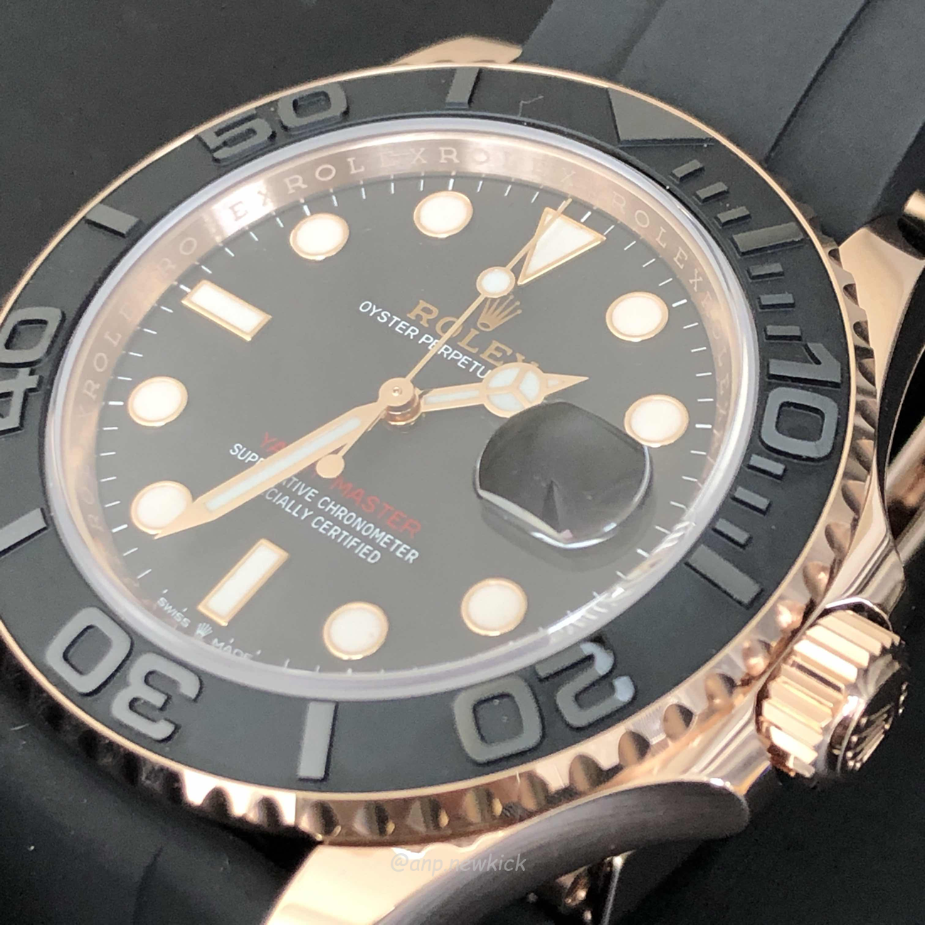 Rolex Rolex Yacht Master Rose Gold Yacht Mellow Black 126655 0002 (6) - www.newkick.org