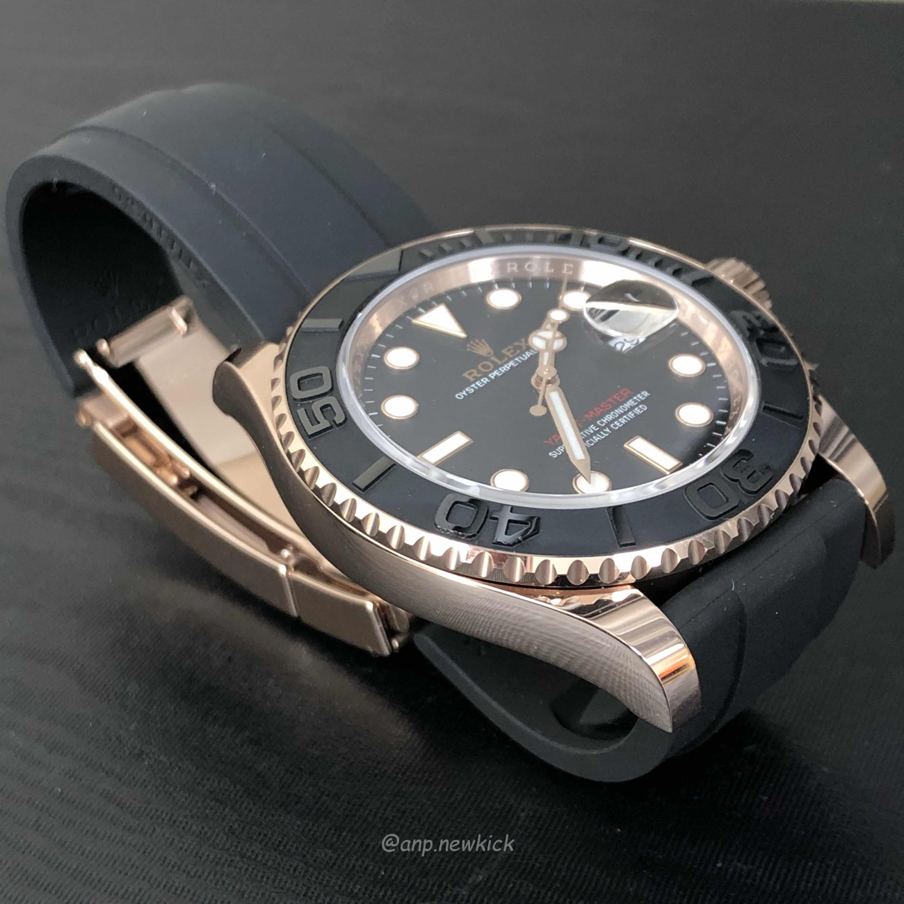 Rolex Rolex Yacht Master Rose Gold Yacht Mellow Black 126655 0002 (8) - www.newkick.org