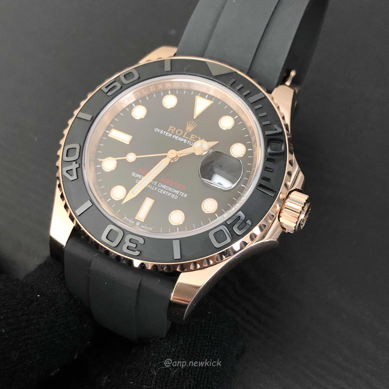 Rolex Rolex Yacht Master Rose Gold Yacht Mellow Black 126655 0002 (9) - www.newkick.org