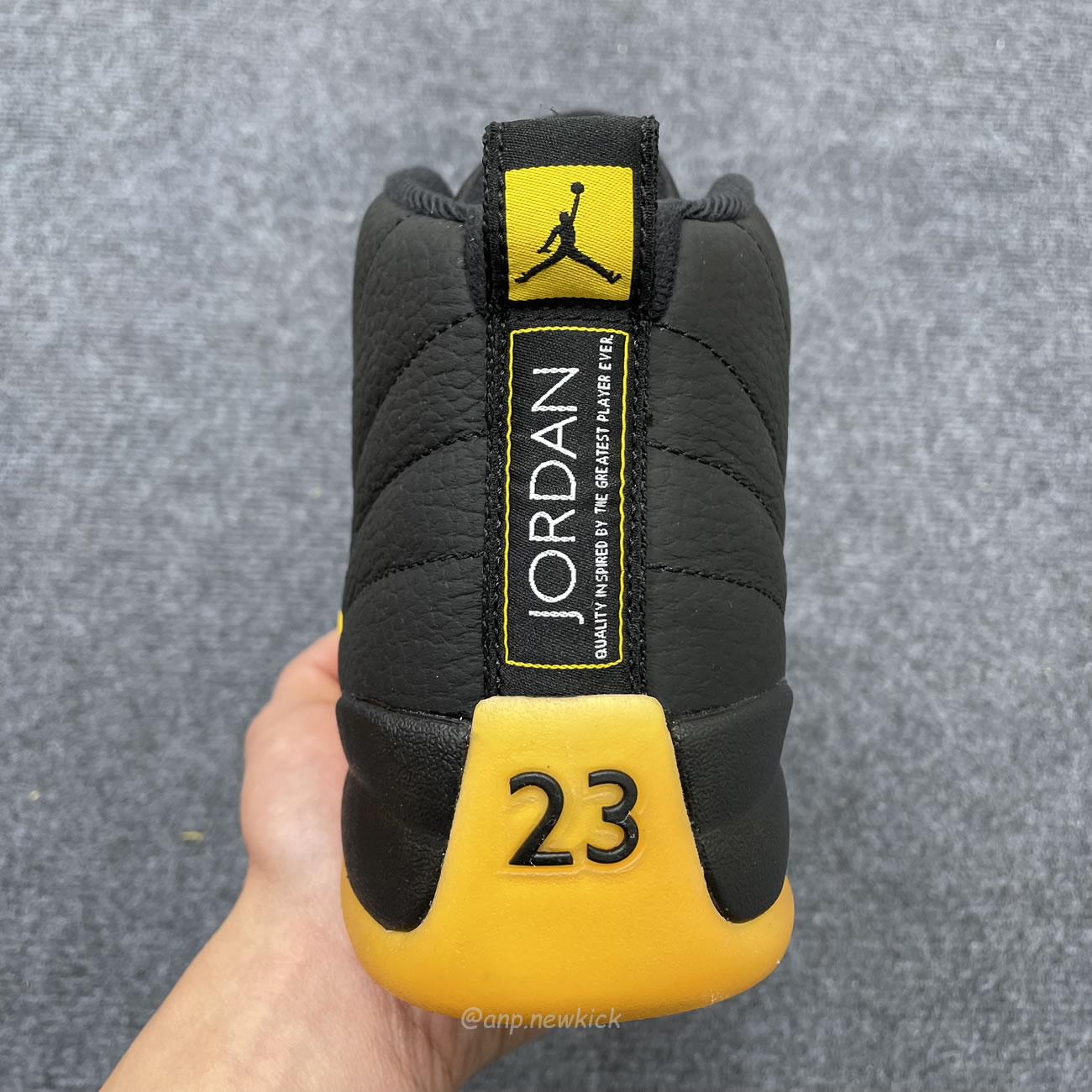 Air Jordan 12 Retro Black University Gold 130690 070 (3) - www.newkick.org