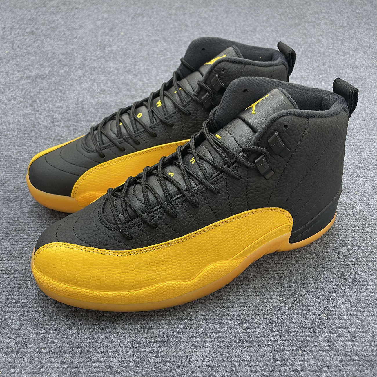 Air Jordan 12 Retro Black University Gold 130690 070 (4) - www.newkick.org