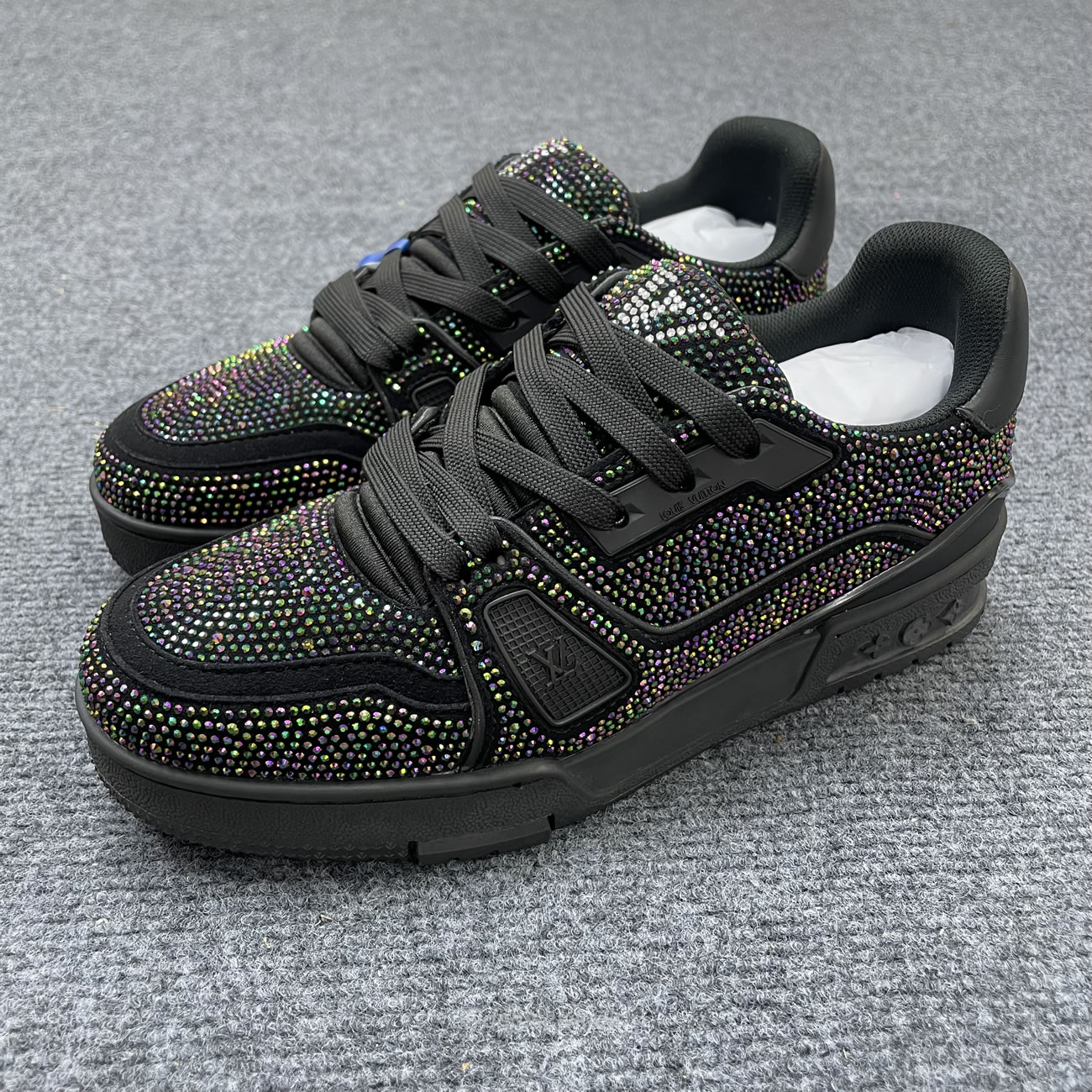 Louis Vuitton Trainer Black Crystals 1a815l (9) - www.newkick.org