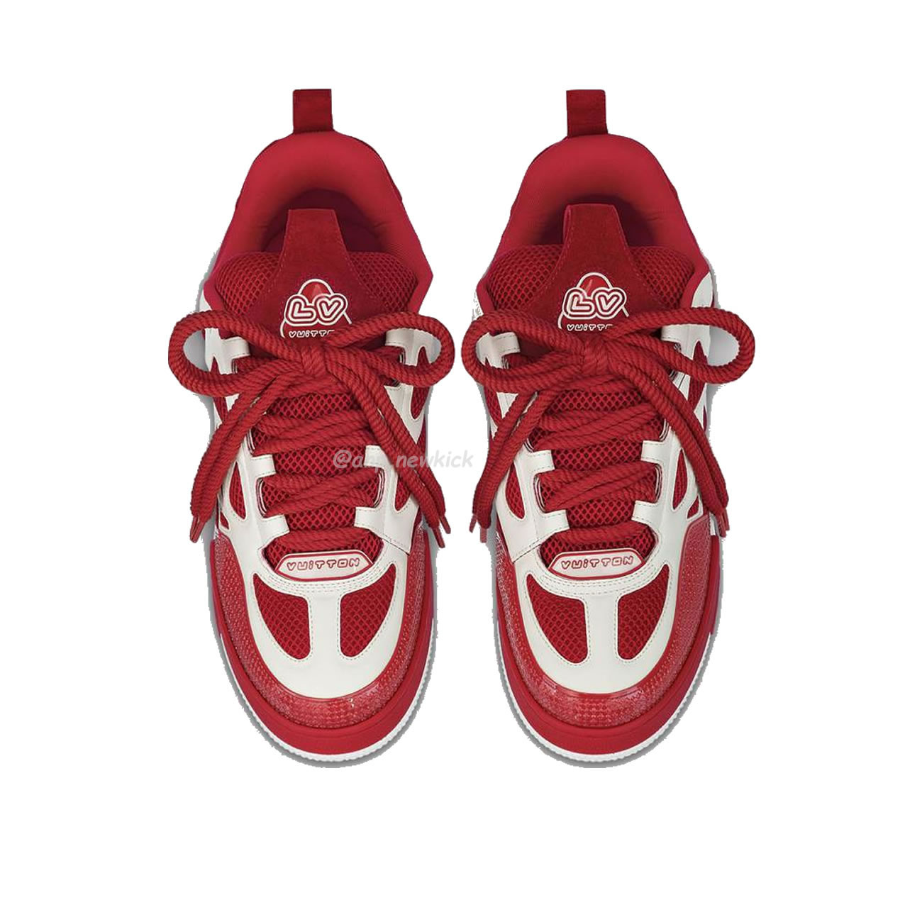 Louis Vuitton Lv Skate Sneaker Red White 1aars5 (2) - www.newkick.org