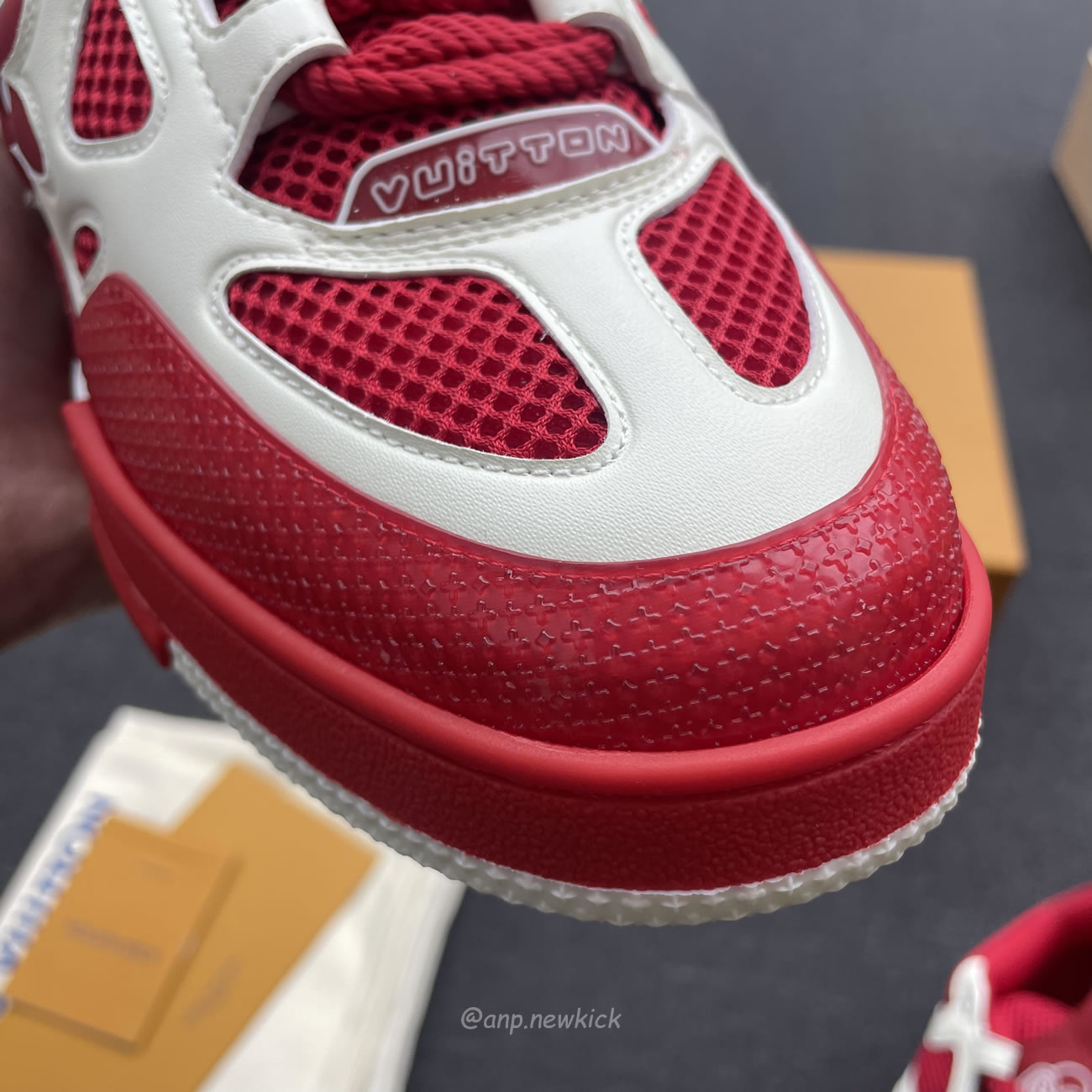 Louis Vuitton Lv Skate Sneaker Red White 1aars5 (4) - www.newkick.org