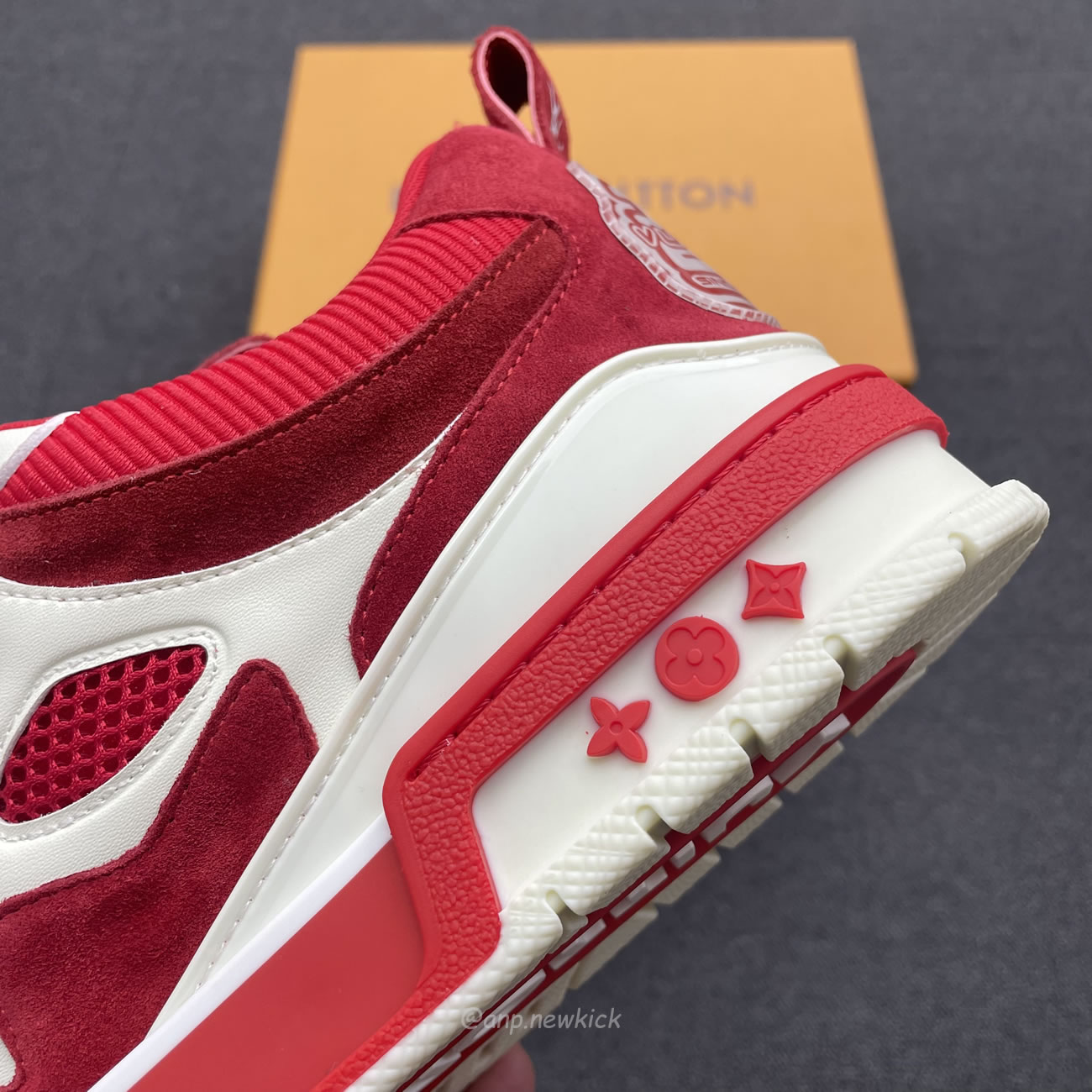 Louis Vuitton Lv Skate Sneaker Red White 1aars5 (8) - www.newkick.org