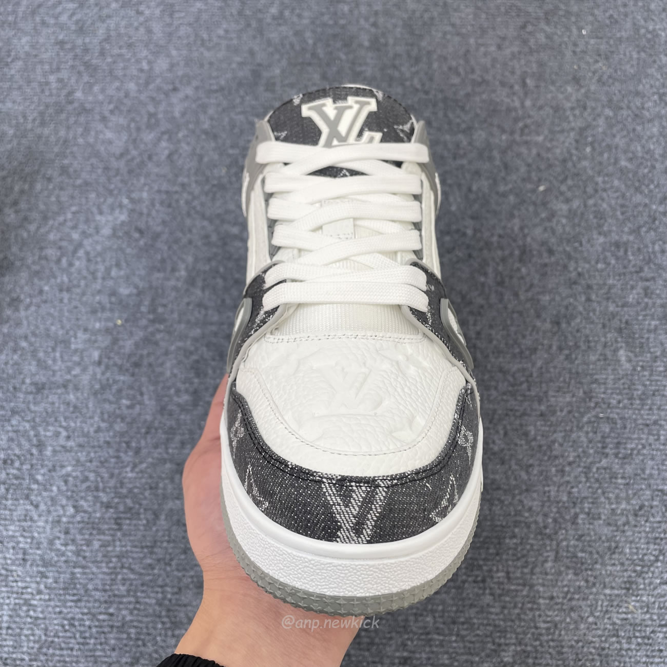 Louis Vuitton Trainer Monogram Denim Grey White 1adf58 (9) - www.newkick.org Louis Vuitton Trainer Monogram Denim Grey White 1adf58 (9) - www.newkick.org