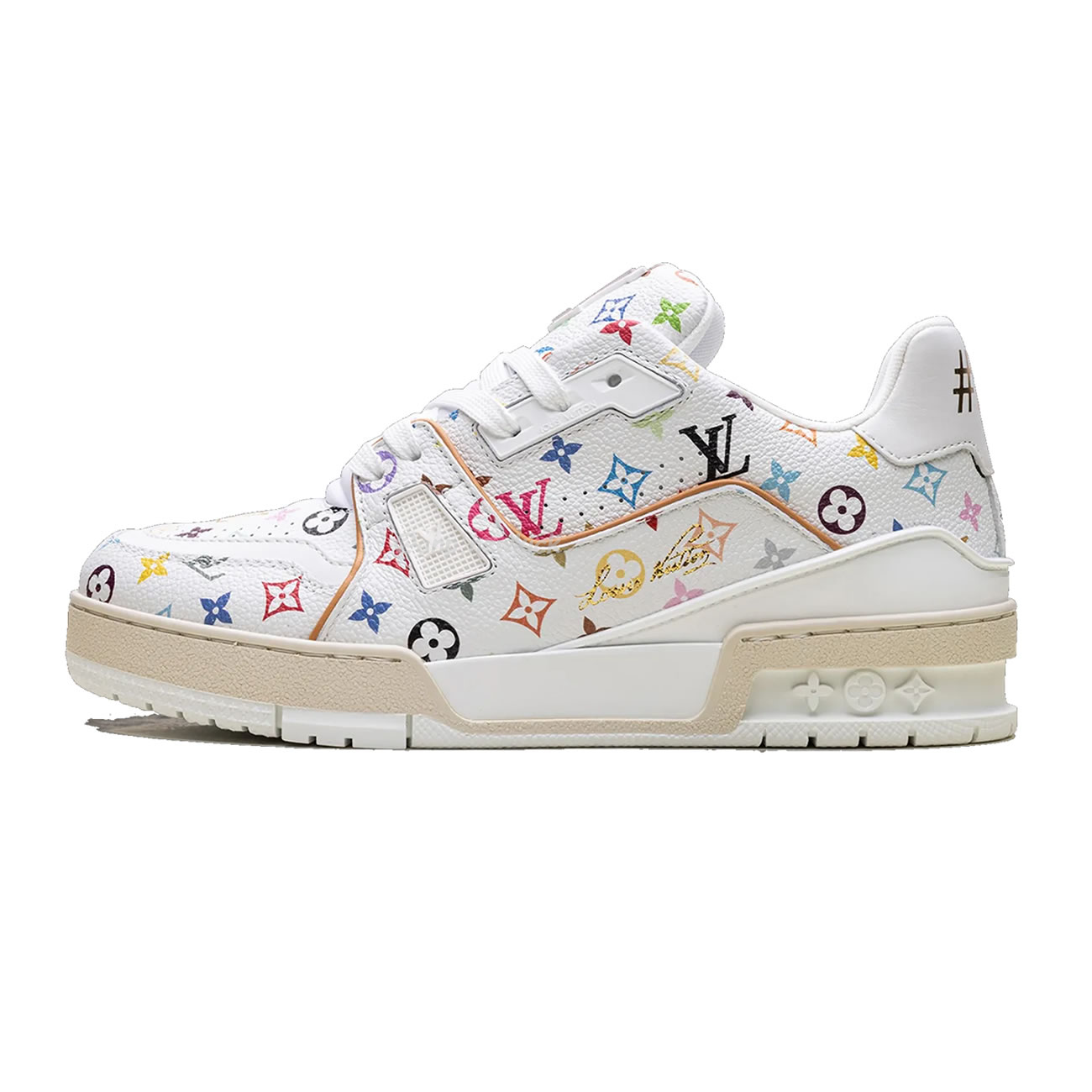 Louis Vuitton Lv Trainer Takashi Murakami White 1ahekg (1) - www.newkick.org