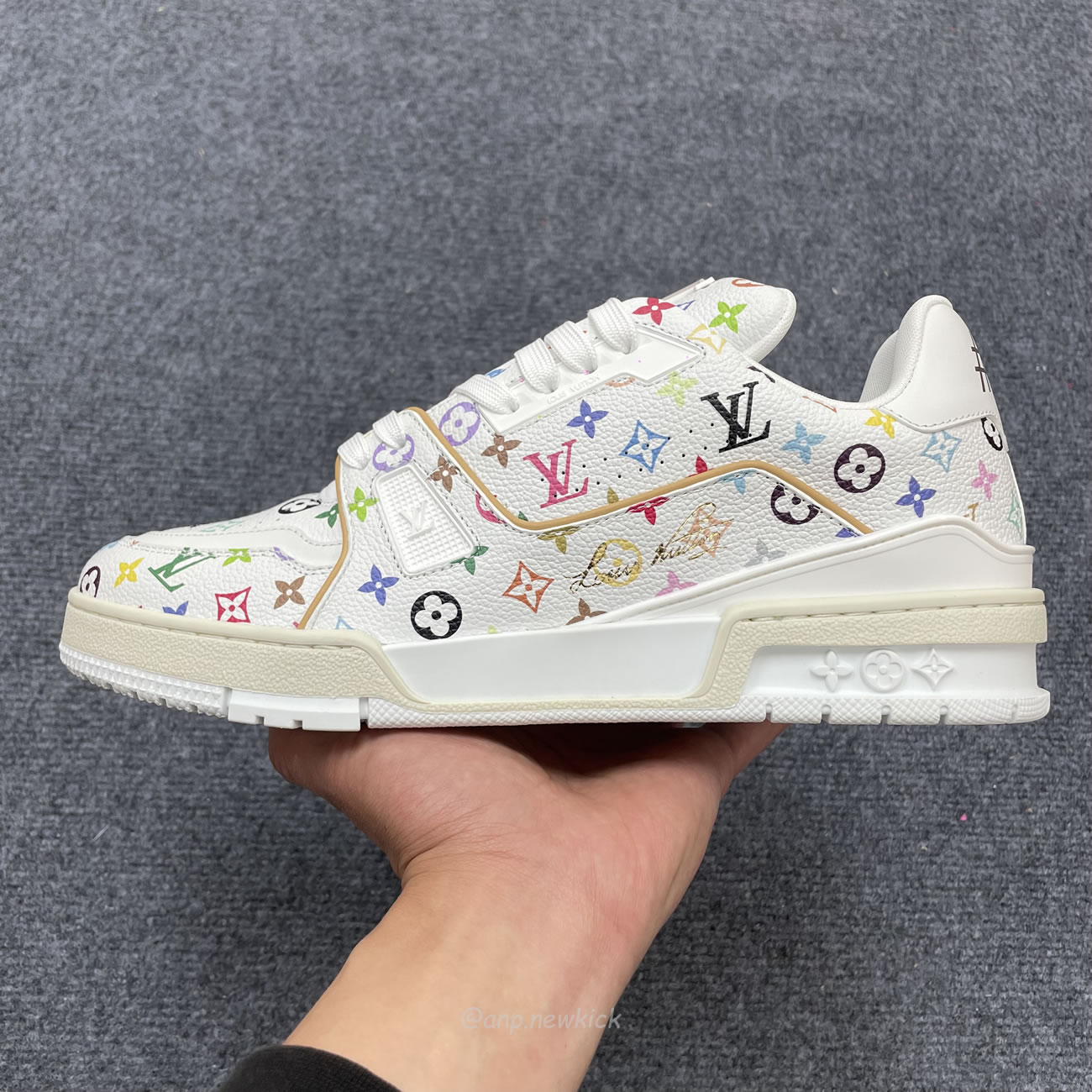 Louis Vuitton Lv Trainer Takashi Murakami White 1ahekg (6) - www.newkick.org