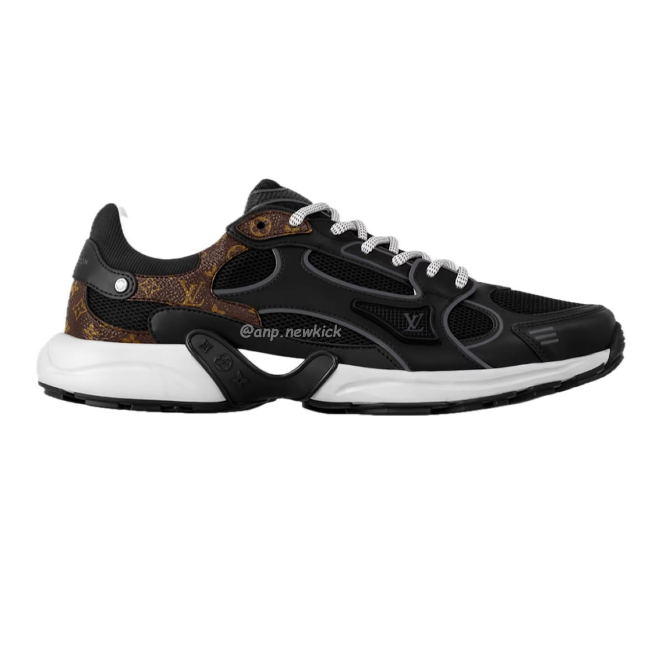Louis Vuitton Lv Olympia Sneaker Blanc Black Silvery 1ahoht (10) - www.newkick.org