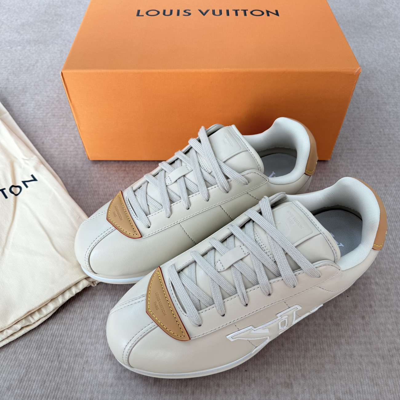 Louis Vuitton Lv Buttersoft Sneaker Beige 1aikj1 (7) - www.newkick.org