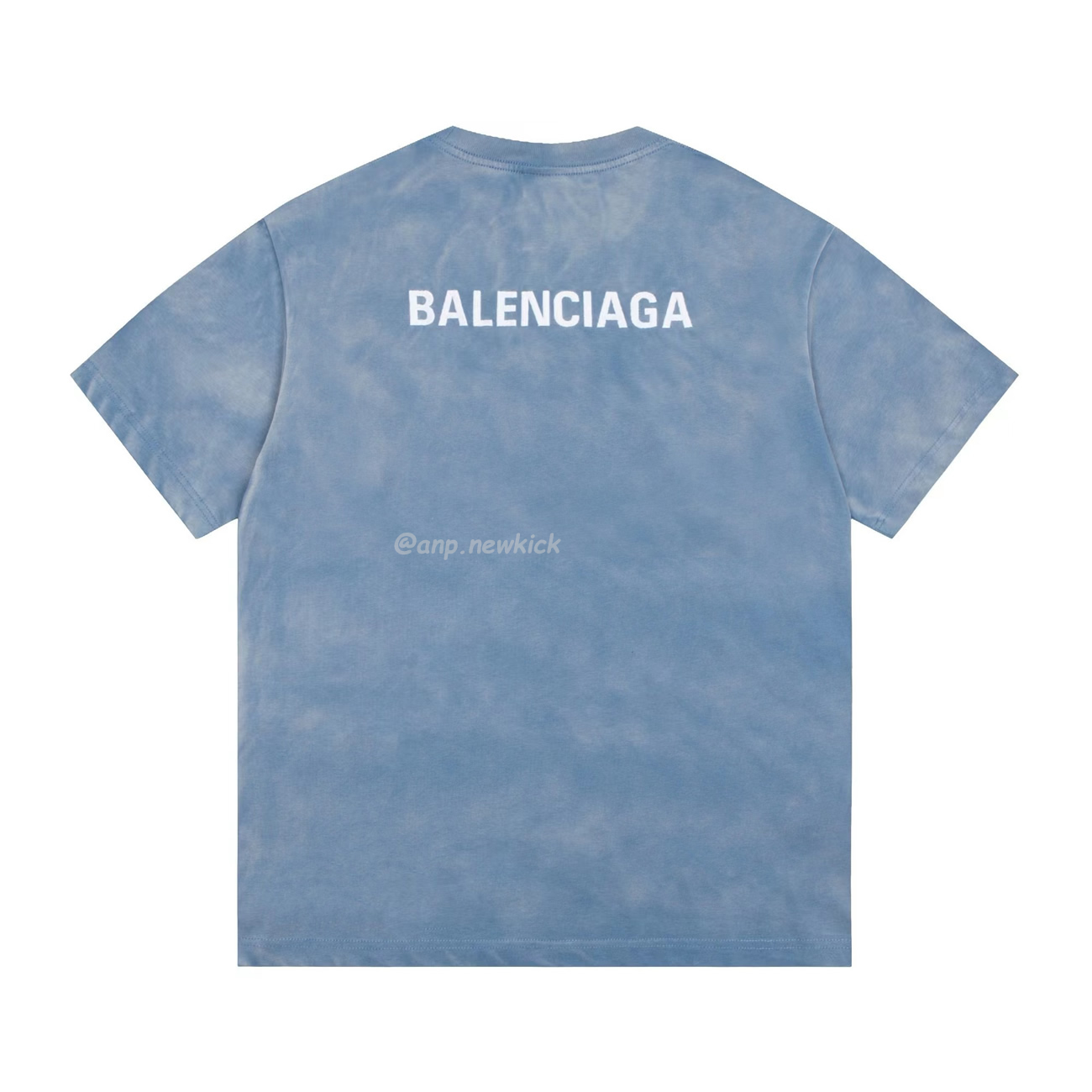 Balenciaga 24ss Letter Logo Printing Short Sleeve Retro T Shirt (5) - www.newkick.org