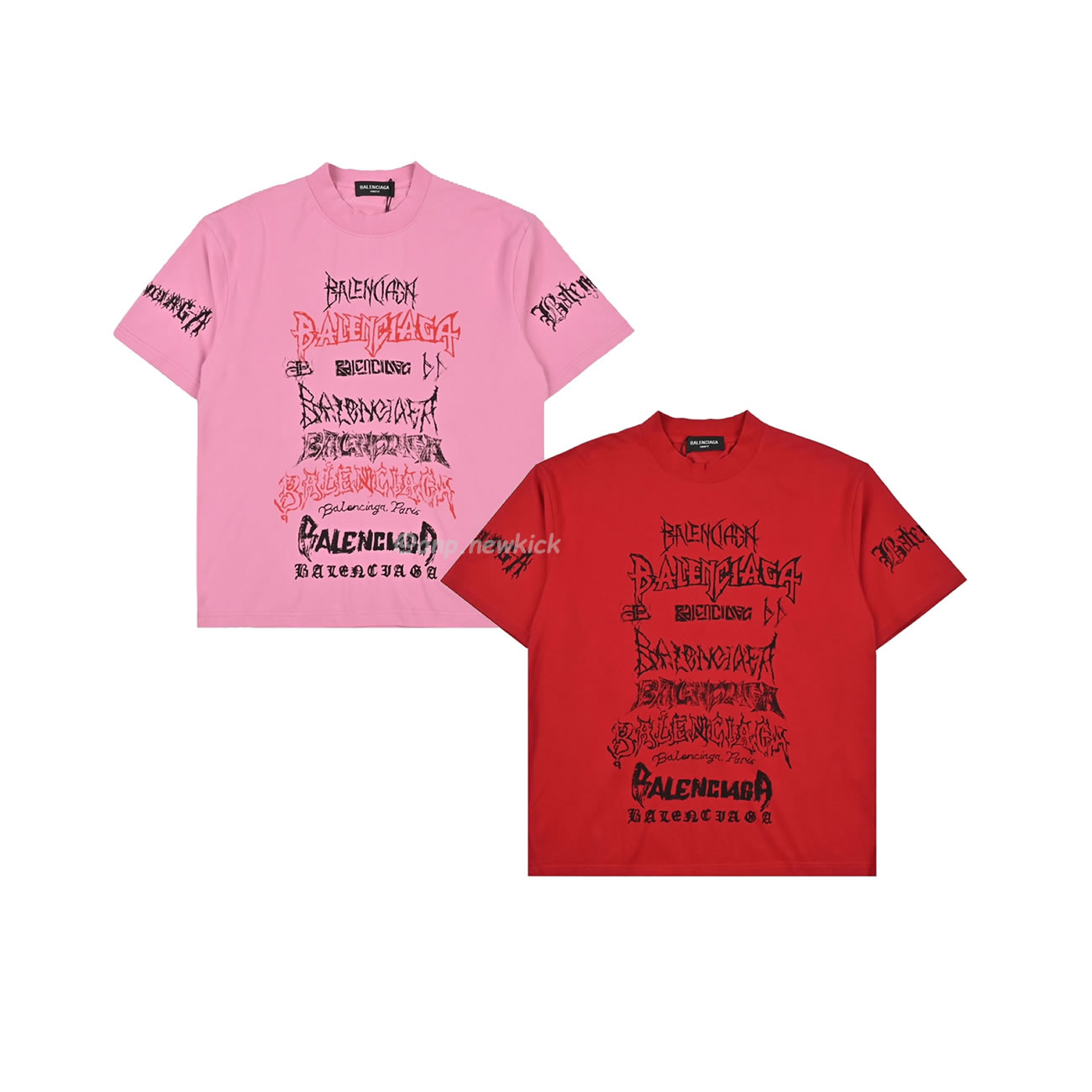 Balenciaga 24ss Gothic Printed Short Sleeves T Shirt (1) - www.newkick.org Balenciaga 24ss Gothic Printed Short Sleeves T Shirt (1) - www.newkick.org