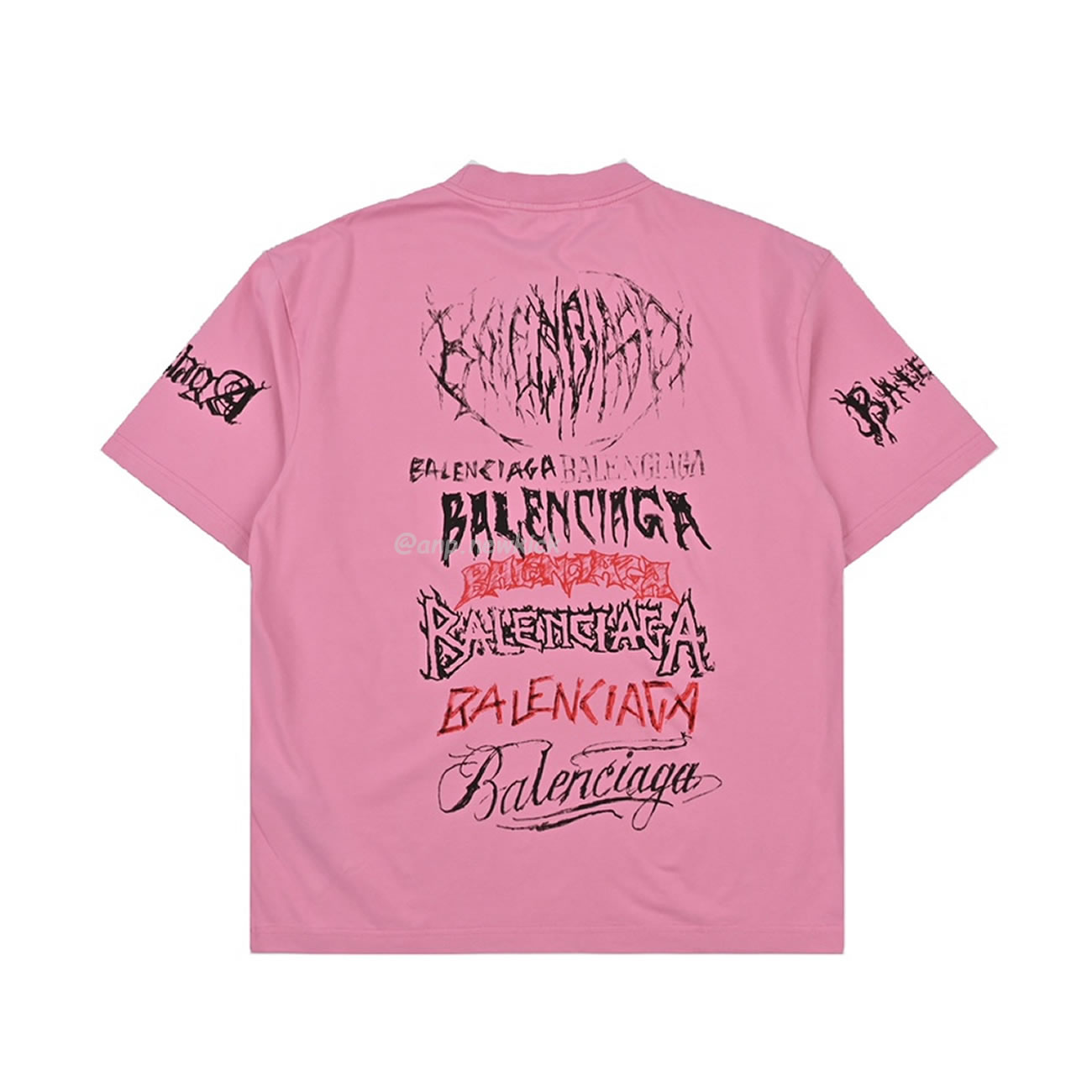 Balenciaga 24ss Gothic Printed Short Sleeves T Shirt (2) - www.newkick.org Balenciaga 24ss Gothic Printed Short Sleeves T Shirt (2) - www.newkick.org