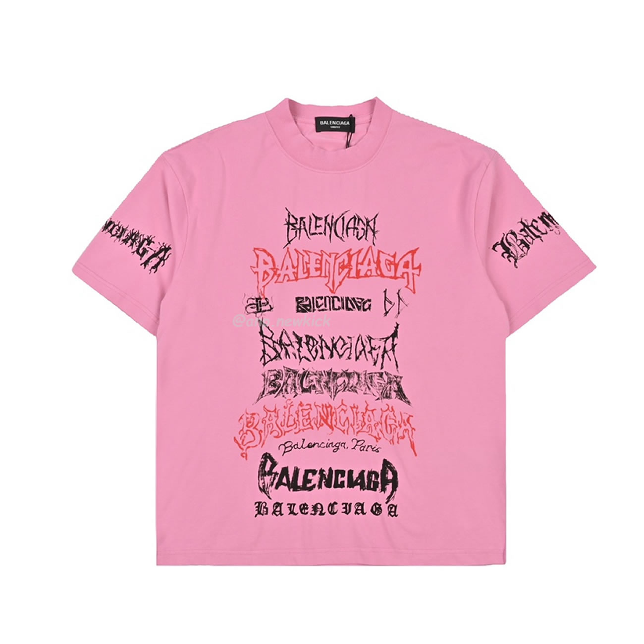 Balenciaga 24ss Gothic Printed Short Sleeves T Shirt (3) - www.newkick.org Balenciaga 24ss Gothic Printed Short Sleeves T Shirt (3) - www.newkick.org