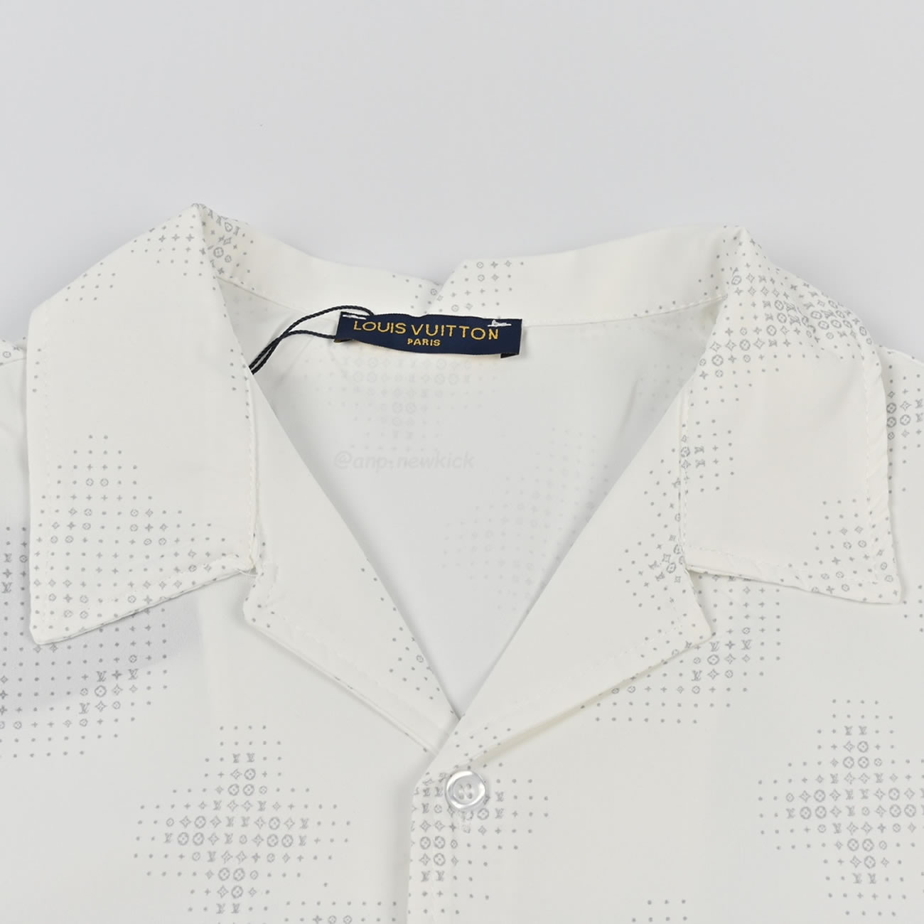 Louis Vuitton 24ss Old Flower Small Logo Short Sleeved Shirt (7) - www.newkick.org