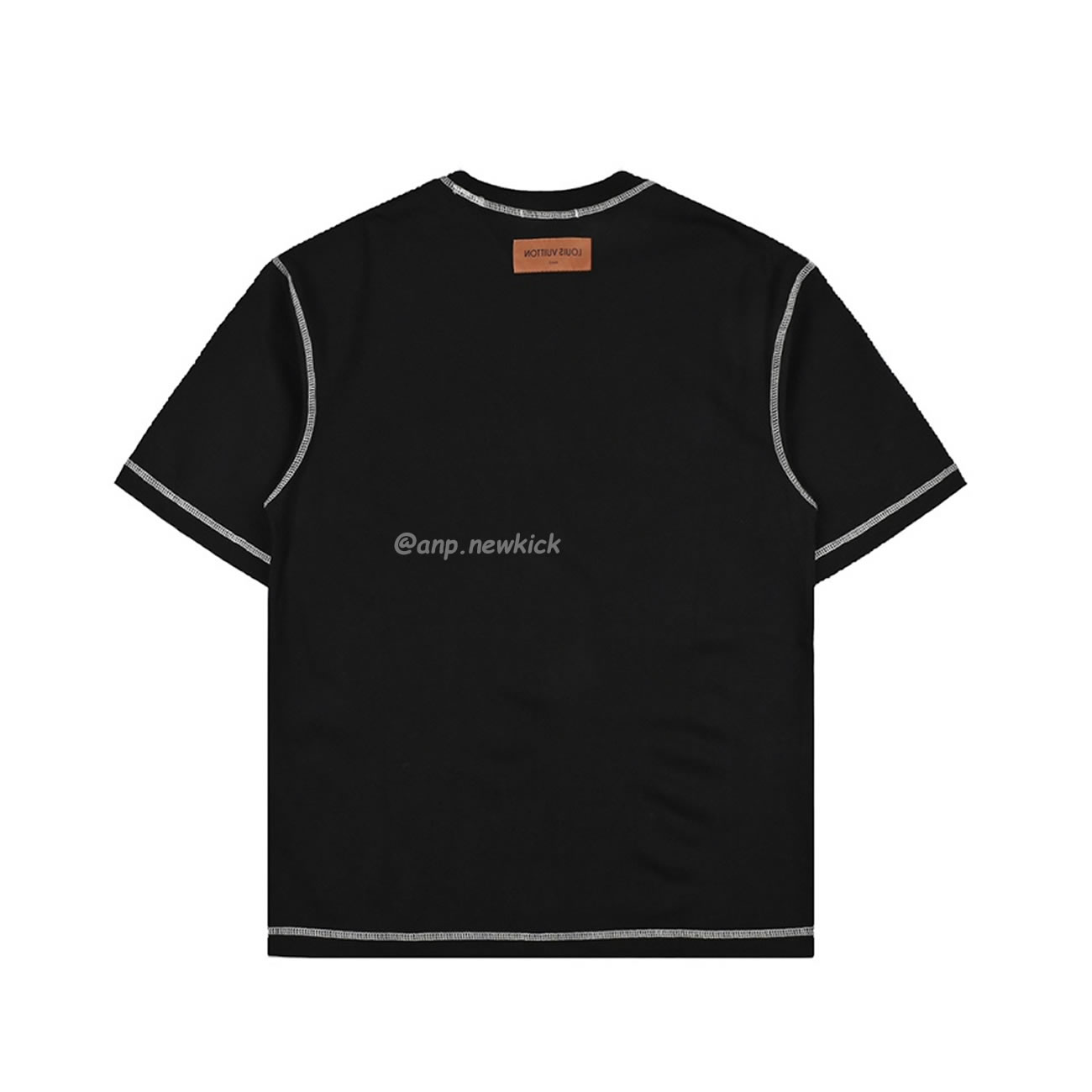 Louis Vuitton 24ss Stitching Cursive Embroidery Letters, Short Sleeves T Shirt (3) - www.newkick.org Louis Vuitton 24ss Stitching Cursive Embroidery Letters, Short Sleeves T Shirt (3) - www.newkick.org