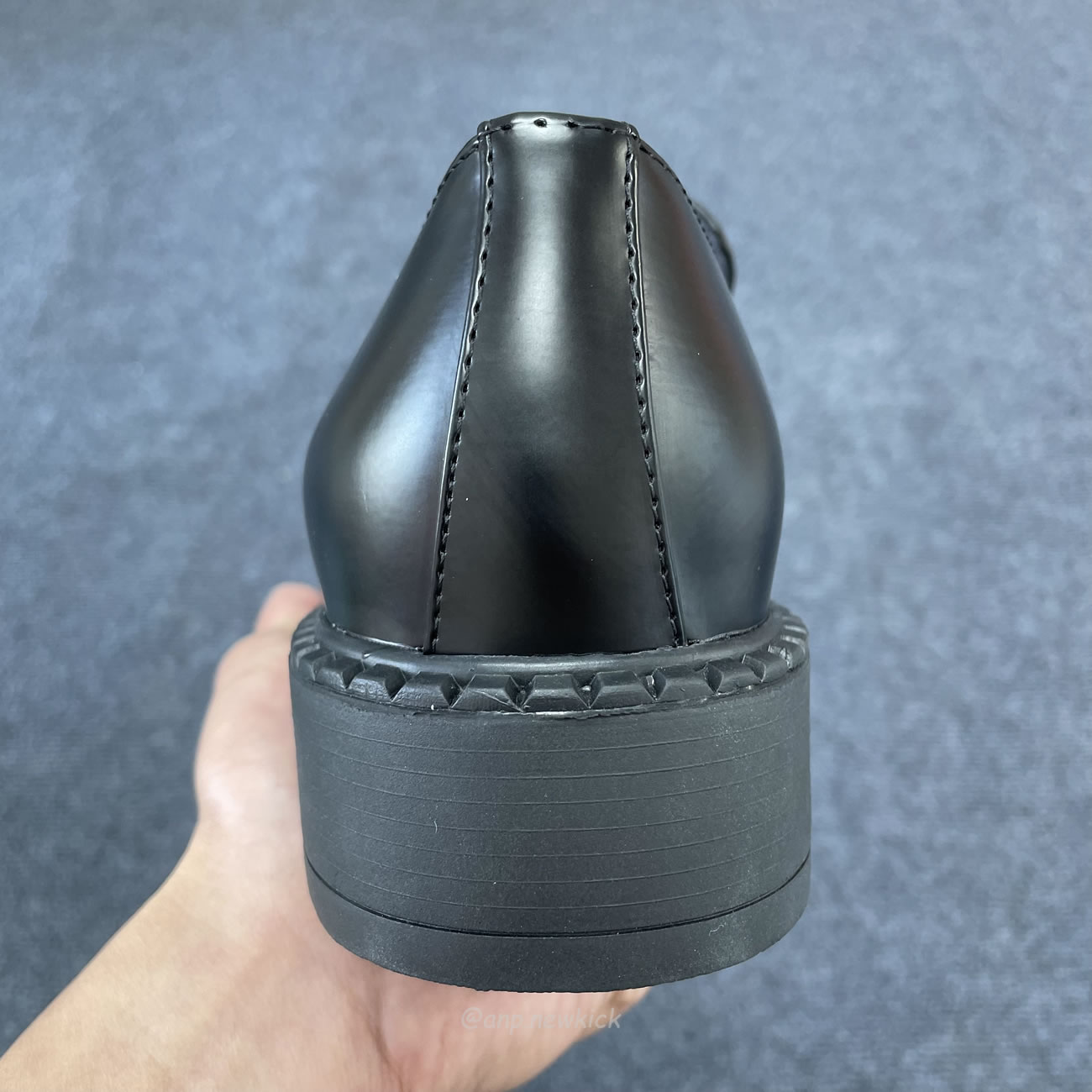Prada 35mm Loafer Black Brushed Leather 2de127 055 F0002 (3) - www.newkick.org