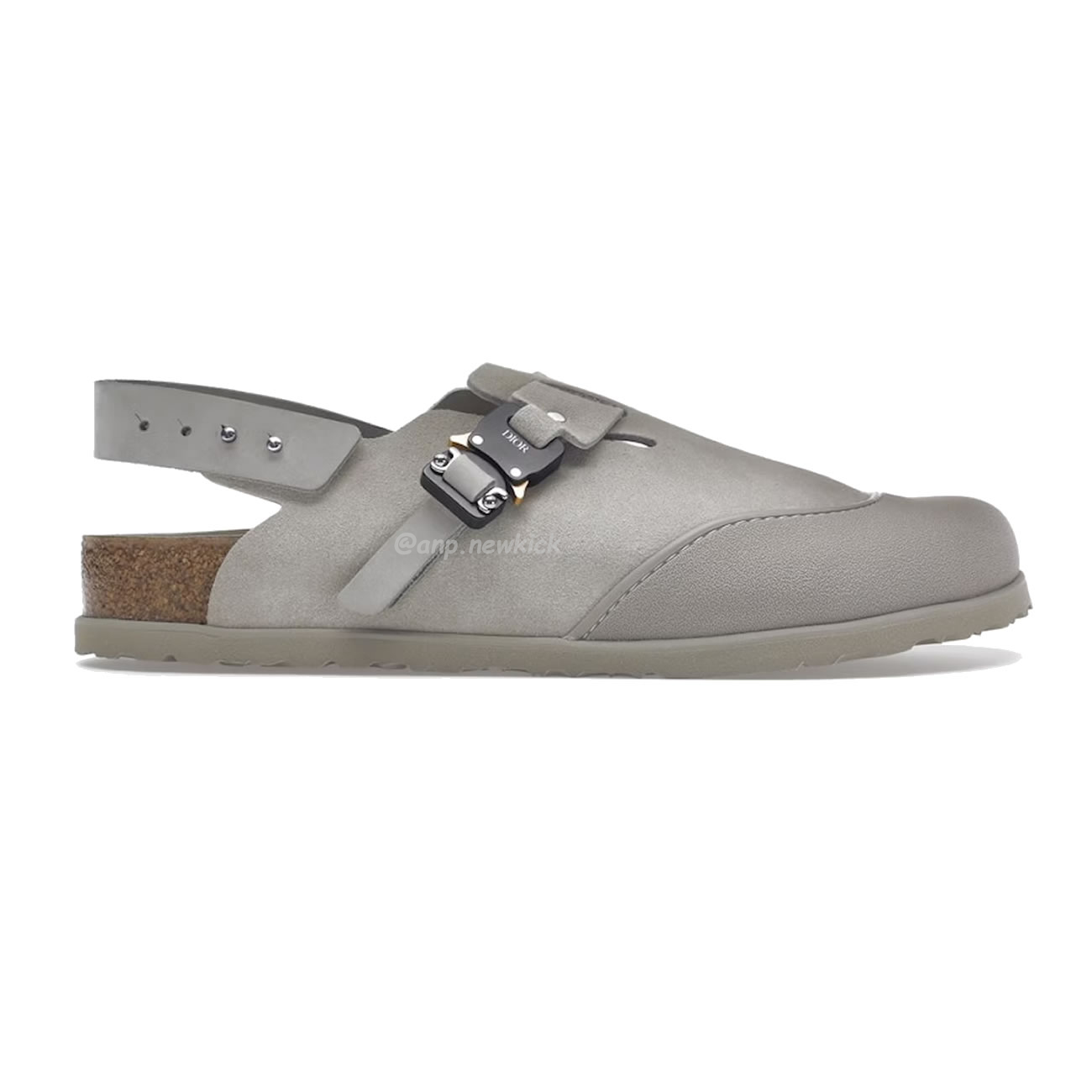 Dior By Birkenstock Tokio Mule Greige Grey Black Brown 3sa116zsd H700 (10) - www.newkick.org