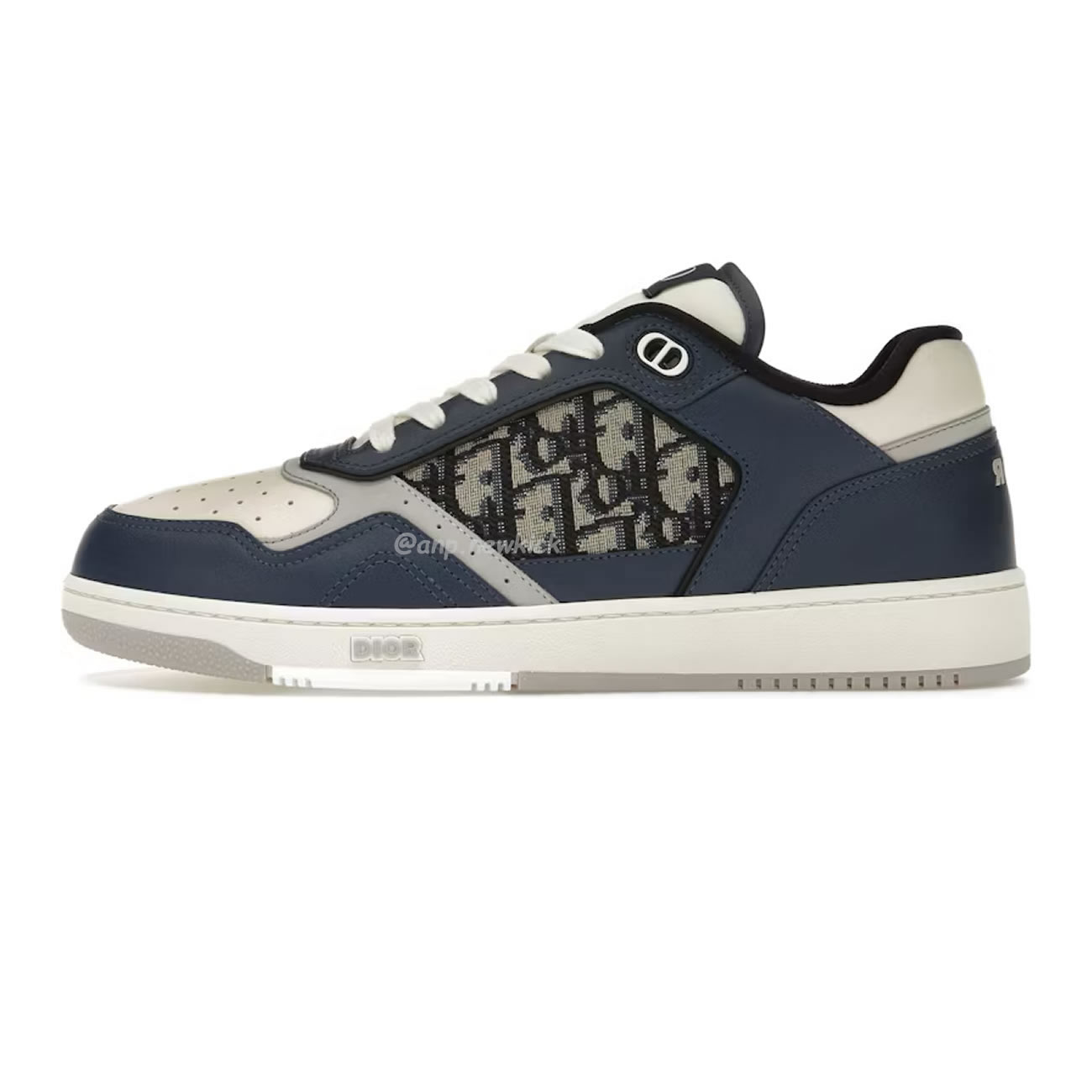 Dior B27 Low Blue Cream Dior Gray Beige Black Dior Oblique Jacquard 3sn272zir H568 (1) - www.newkick.org